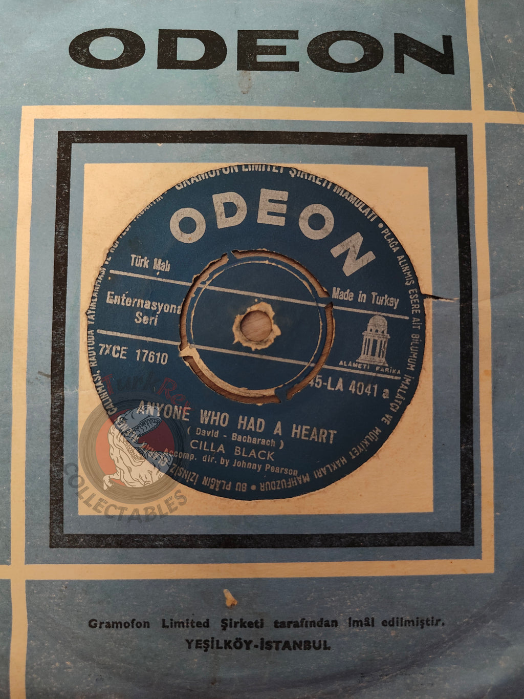 Cilla Black – Anyone Who Had A Heart 7" Turkish Pressing Vinyl Turkey Edition