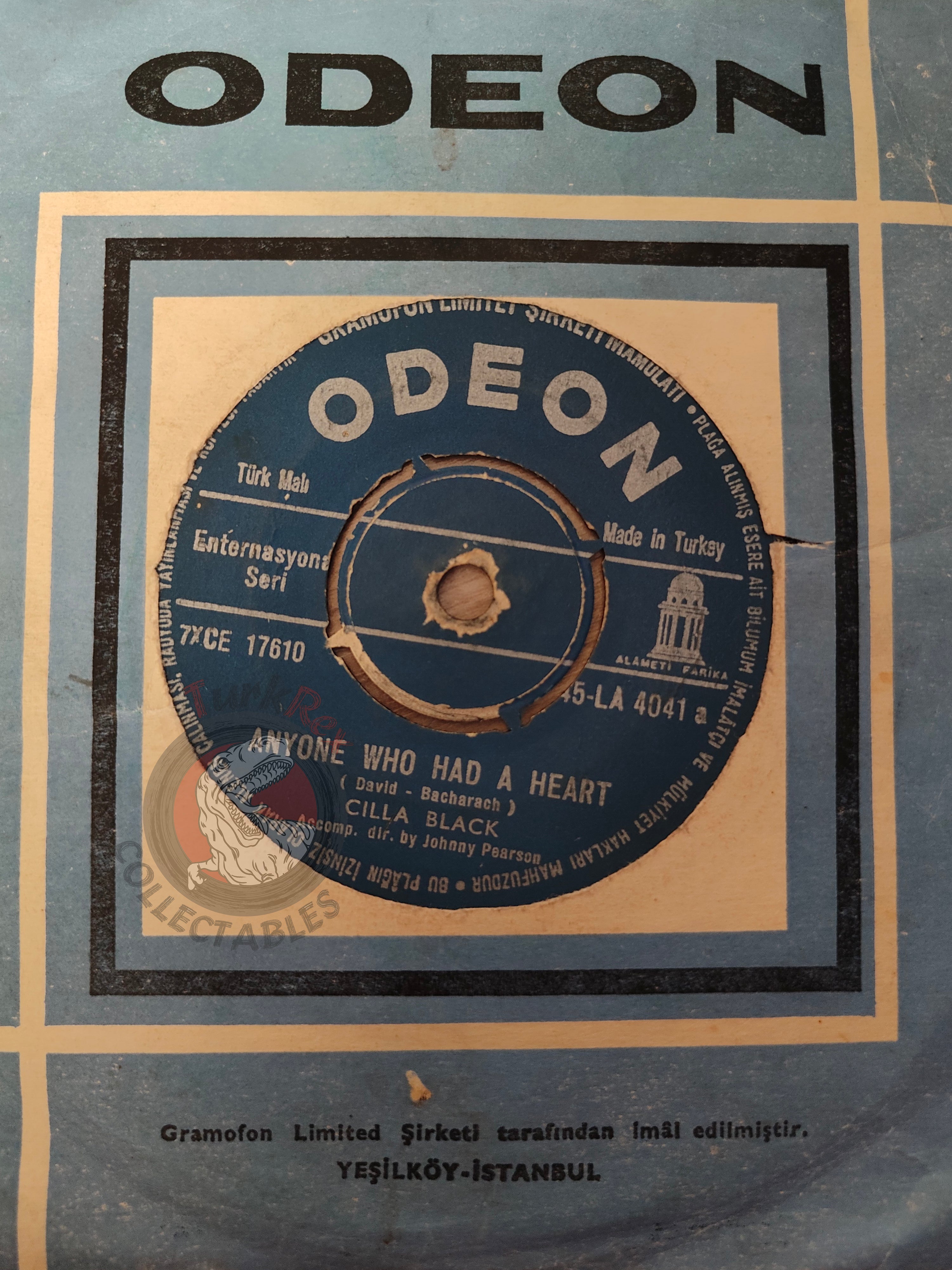 Cilla Black – Anyone Who Had A Heart 7" Turkish Pressing Vinyl Turkey Edition