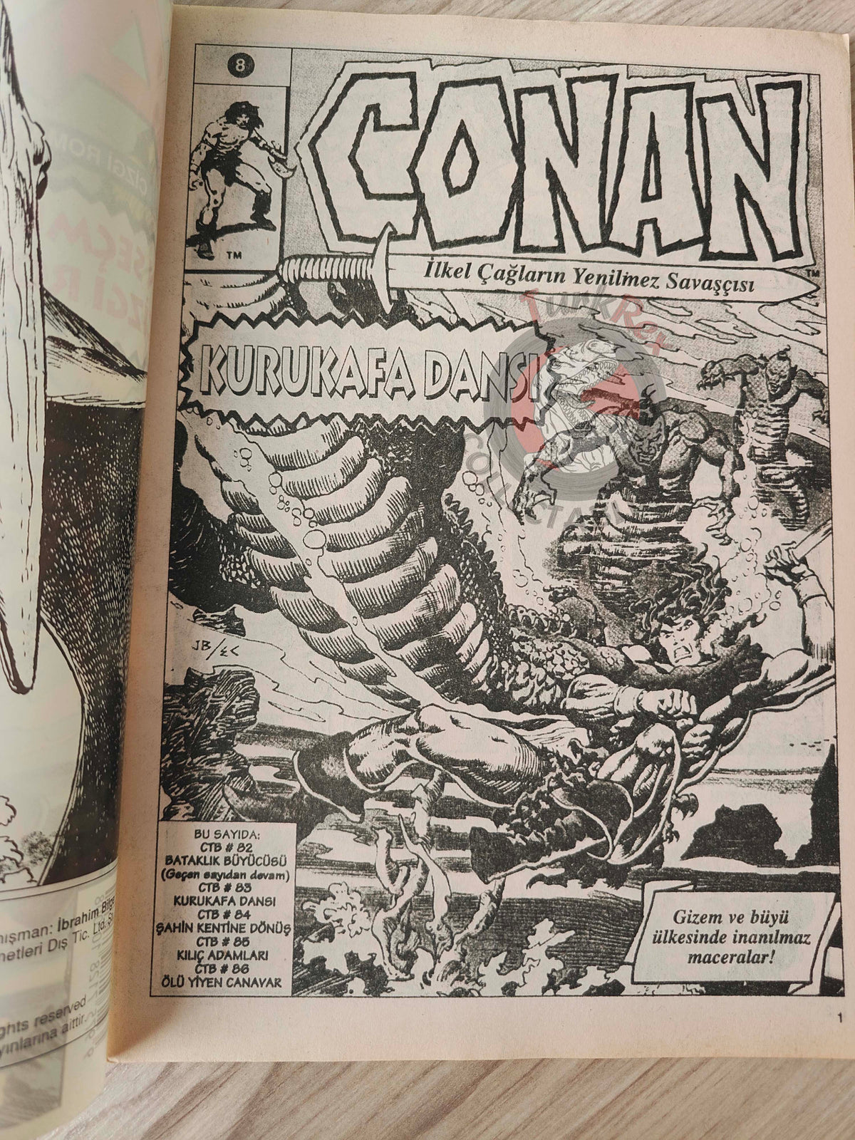 Conan The Barbarian #8 2001 Turkish Comic Turkey #83 #84 #85 #86