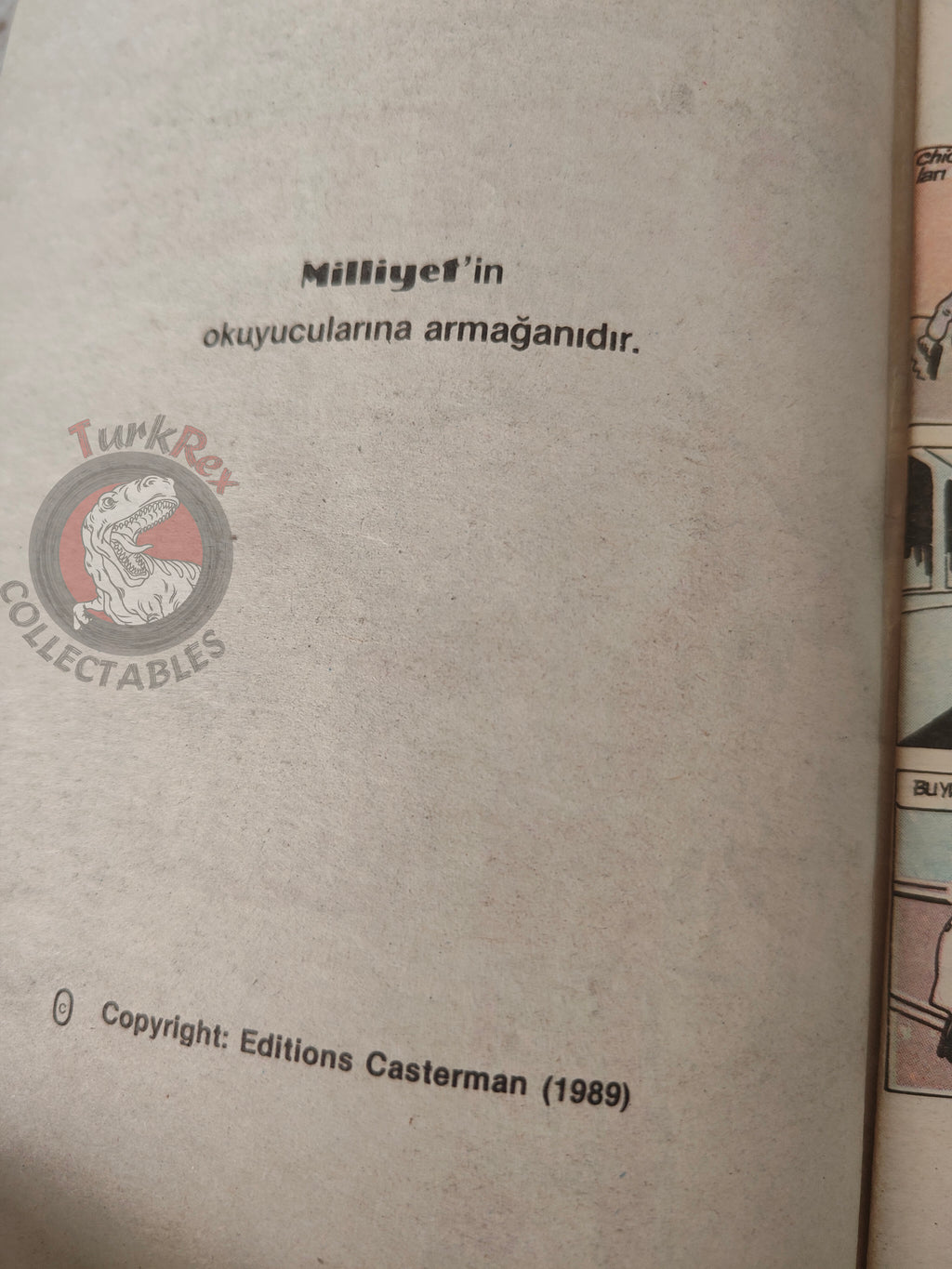 Tintin – Tintin In America 1989 Turkish Edition Comic Turkey