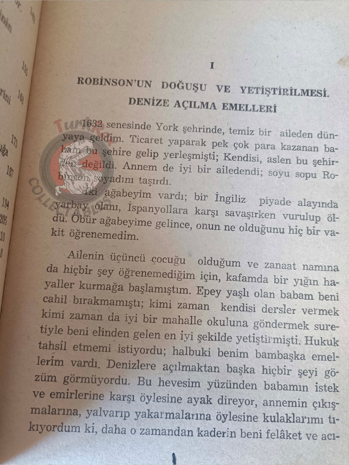 Daniel Defoe – Robinson Crusoe 1955 Turkish Book Turkey Illustrated