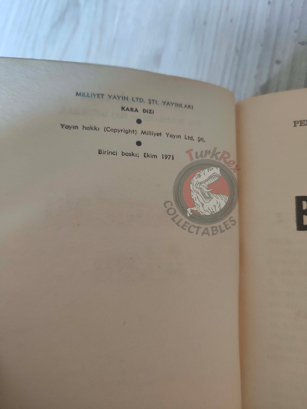 Maj Sjöwall & Per Wahlöö – The Man on the Balcony 1971 1st Turkish Book Turkey