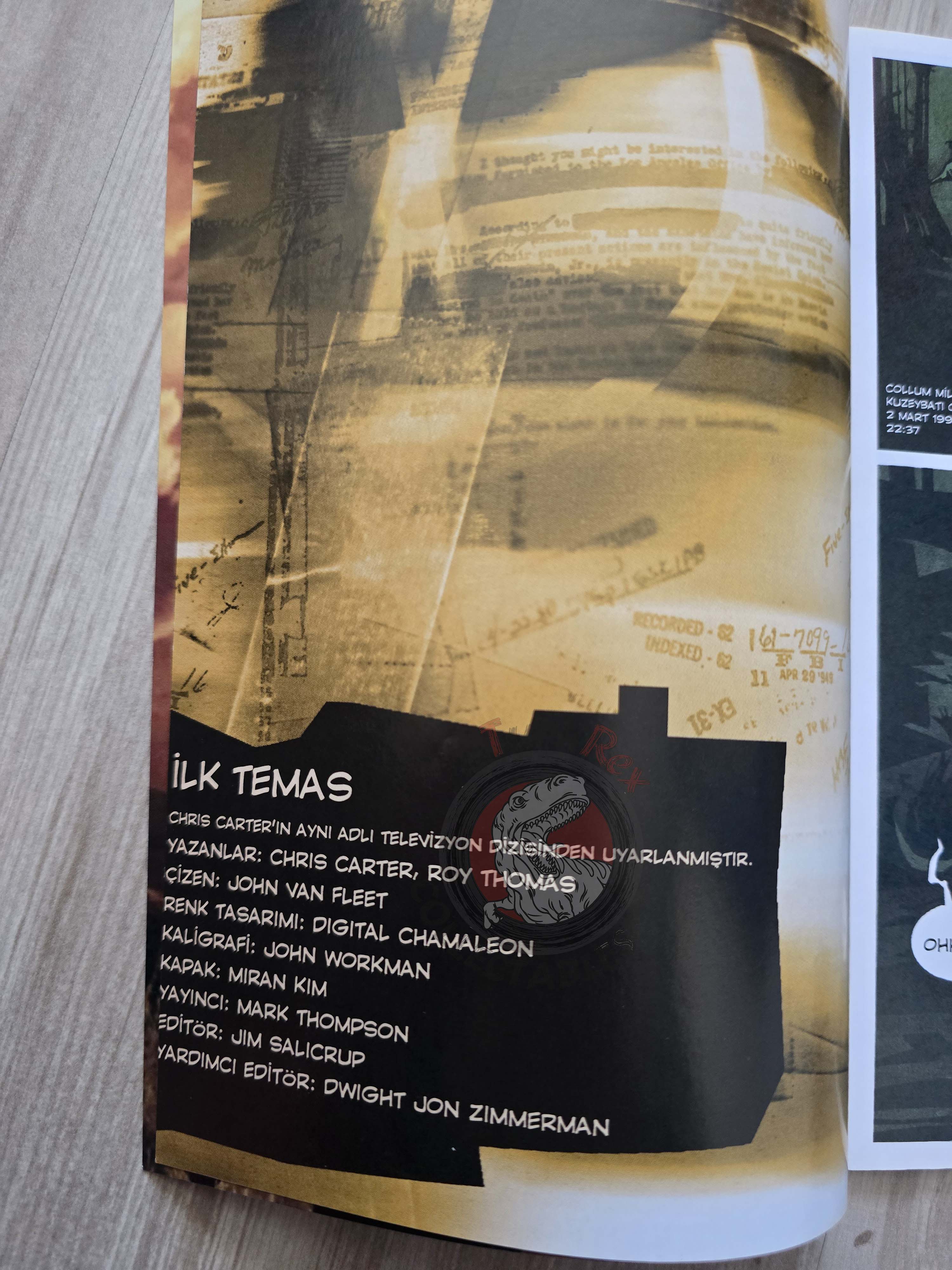 The X-Files #1 Pilot Episode adaptation Turkish Comic Turkey 2007