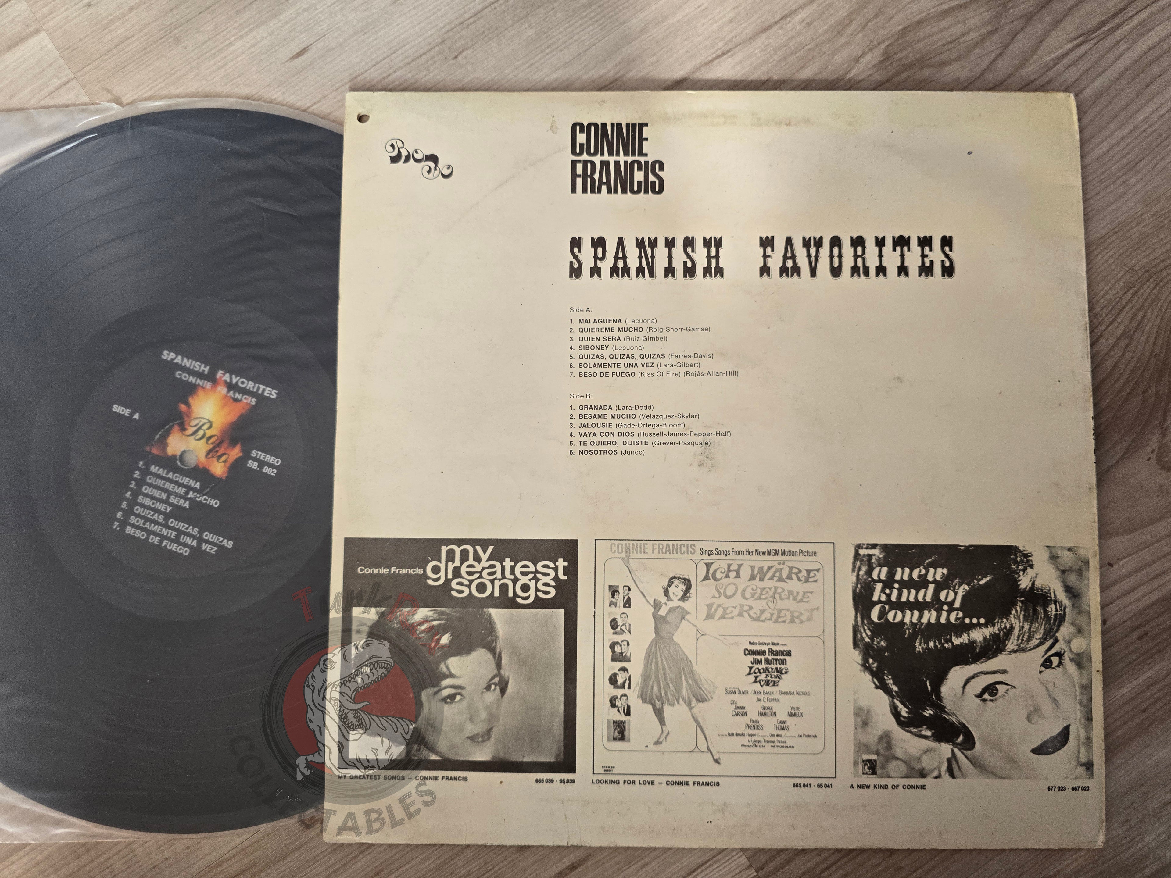 Connie Francis – Spanish Favorites Turkish Pressing Vinyl Turkey Edition