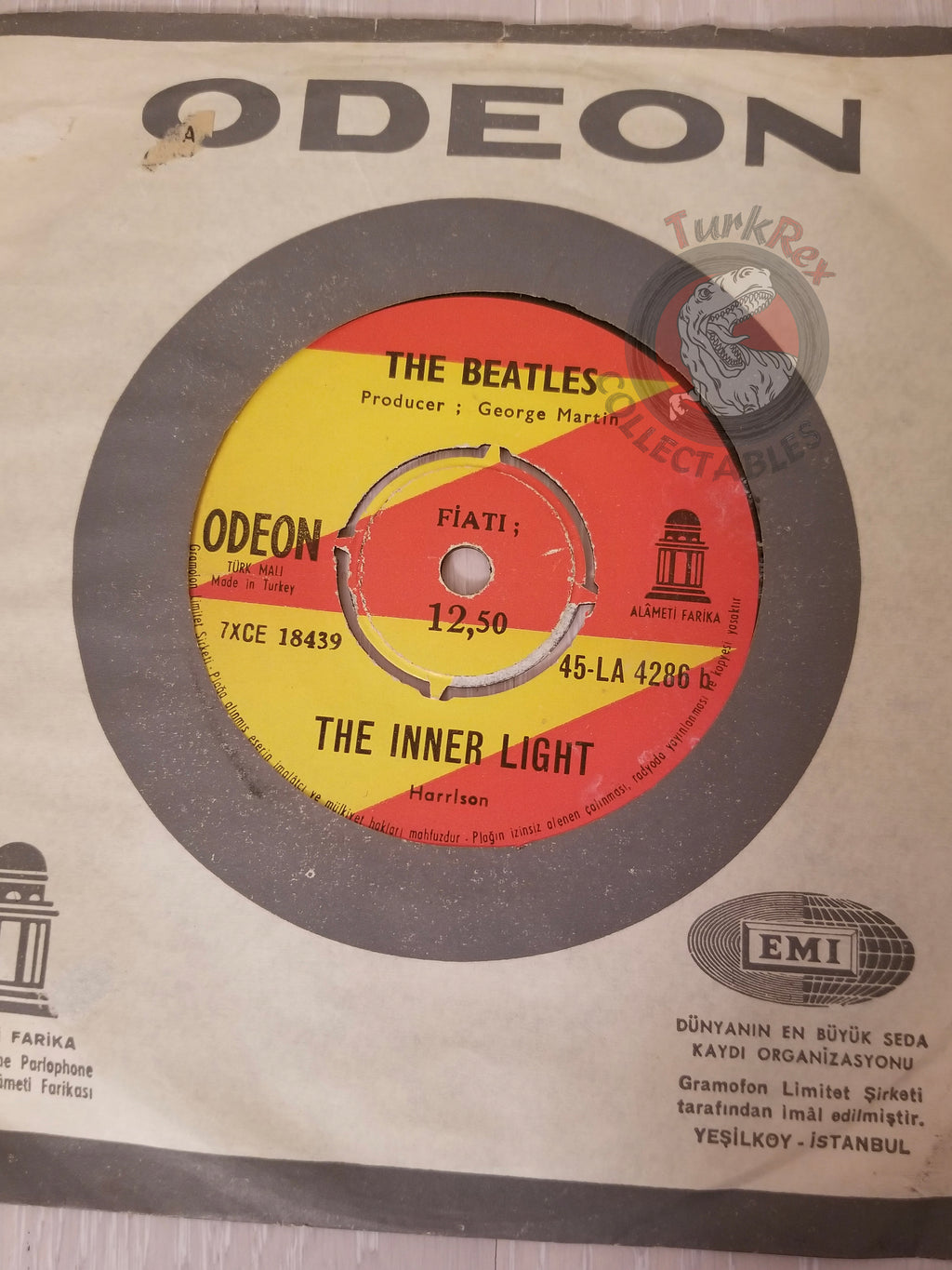 The Beatles – Lady Madonna 7" Turkish Pressing Vinyl Turkey Edition 1