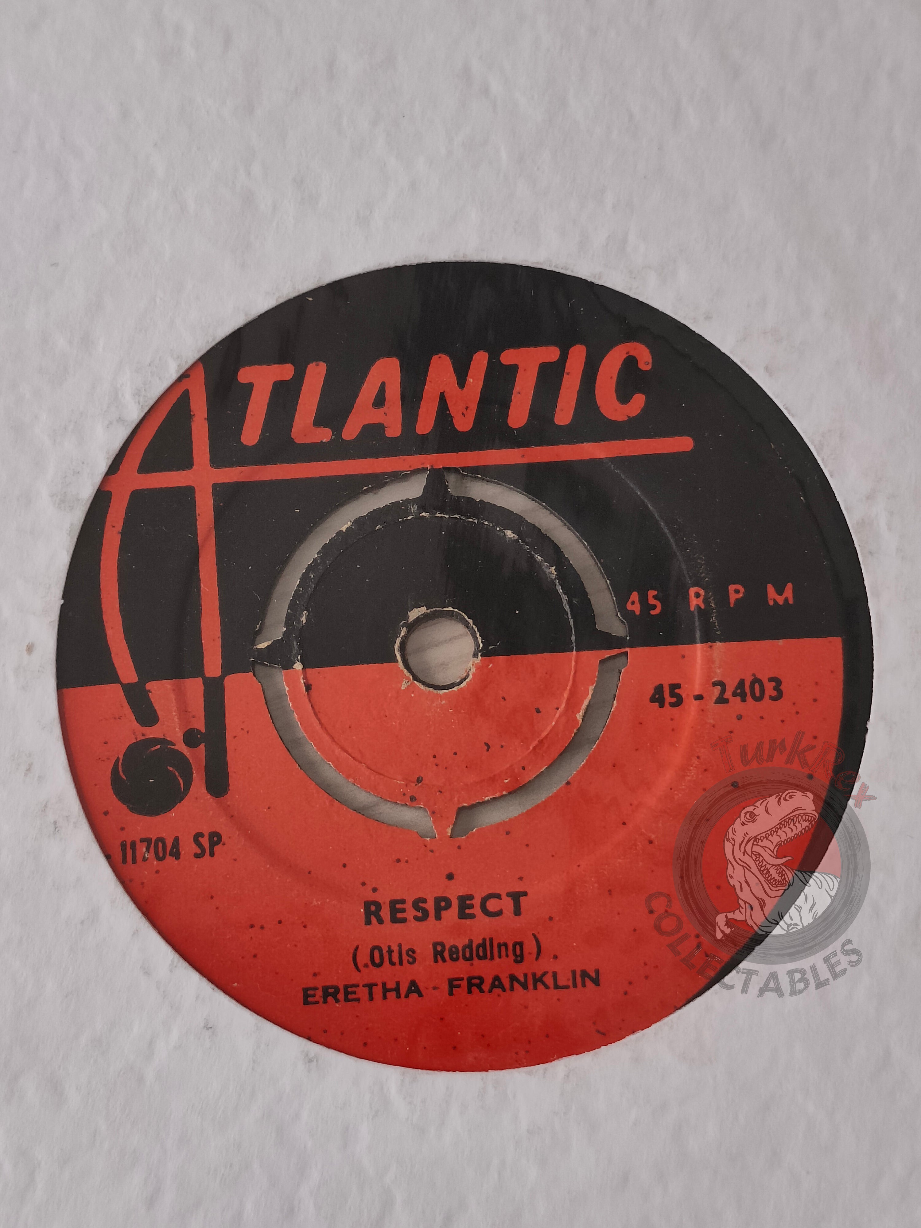 Aretha Franklin – Respect / Dr. Feelgood 7" Turkish Pressing Vinyl Turkey Edition