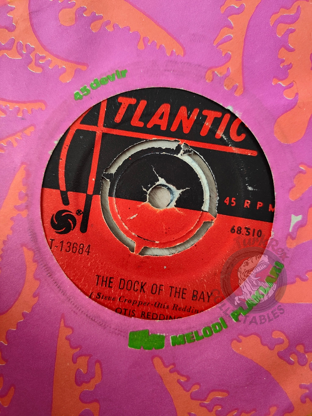 Otis Redding – The Dock Of The Bay 7" Turkish Pressing Vinyl Turkey Edition
