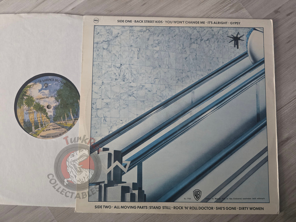 Black Sabbath - Technical Ecstasy Turkish Pressing Vinyl Turkey Edition