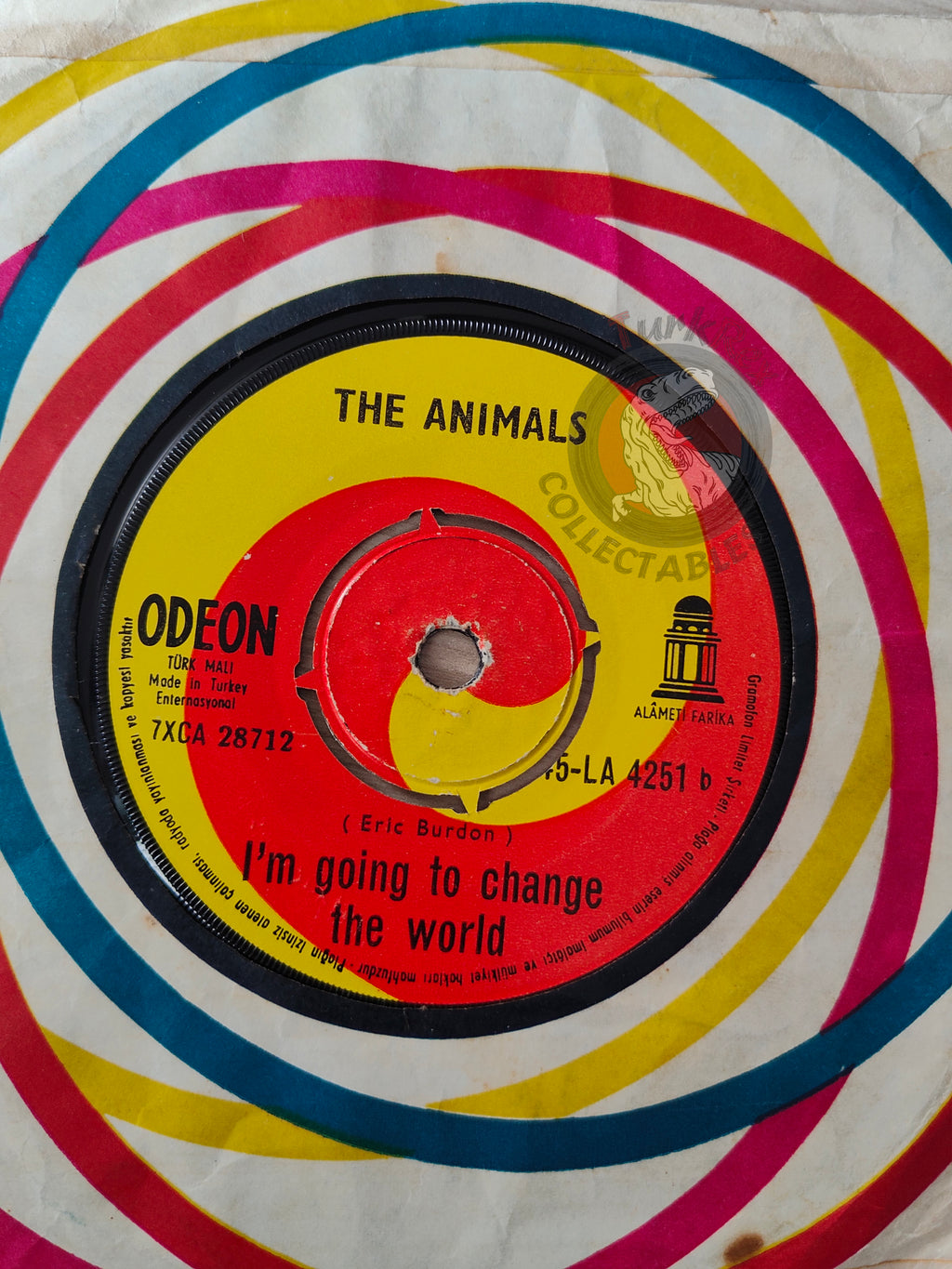 The Animals – It's My Life 7" Turkish Pressing Vinyl Turkey Edition