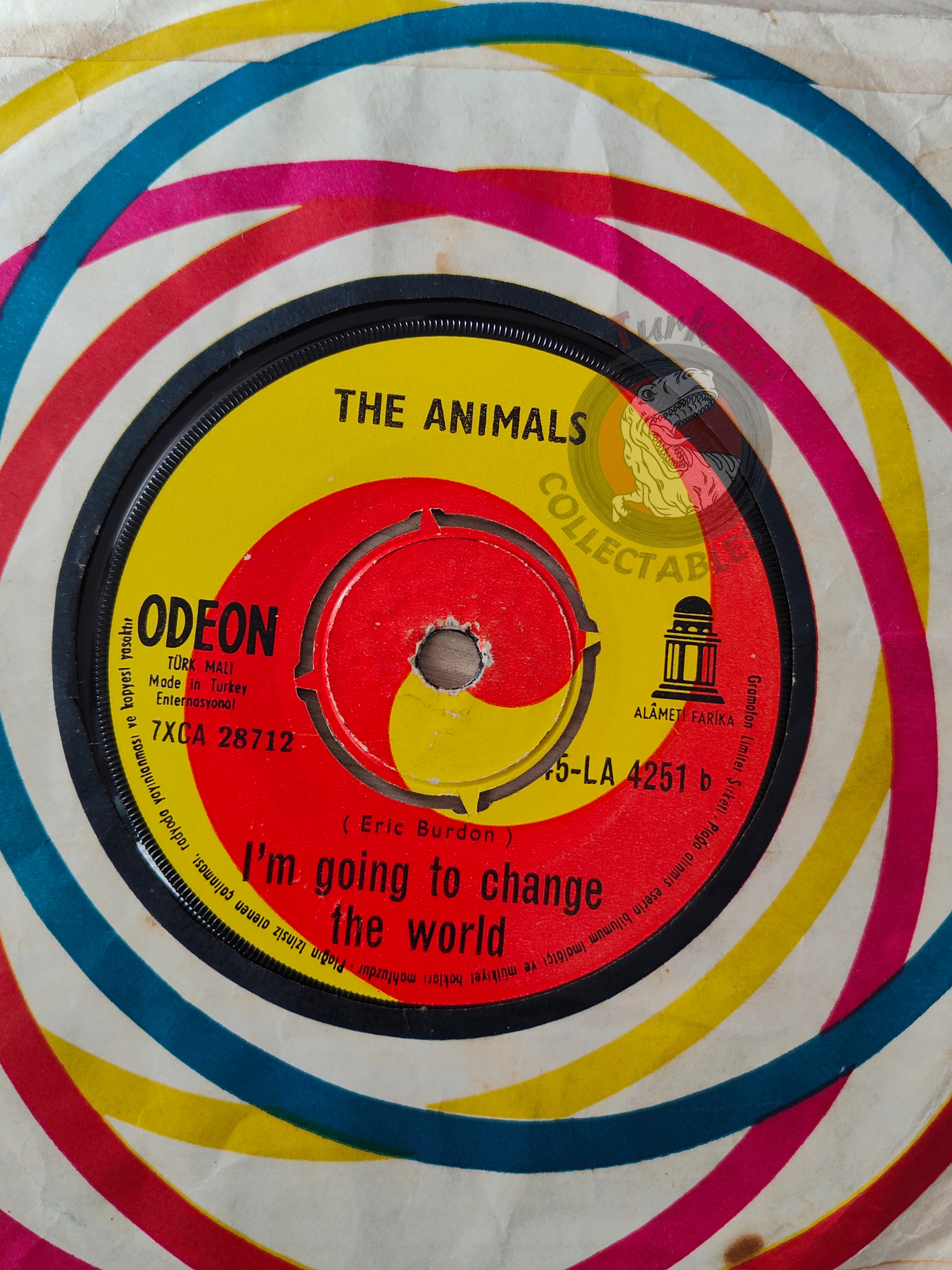 The Animals – It's My Life 7" Turkish Pressing Vinyl Turkey Edition