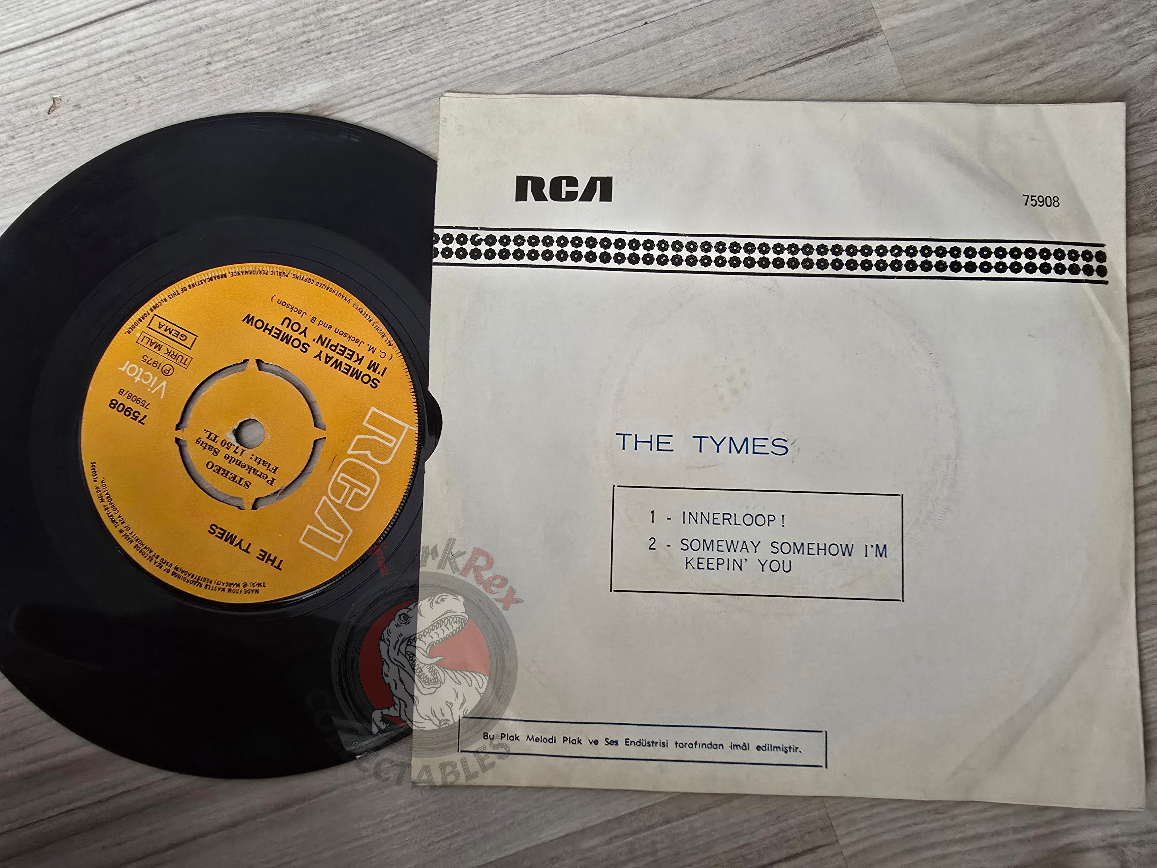 The Tymes – Innerloop ! 7" Turkish Pressing Vinyl Turkey Edition
