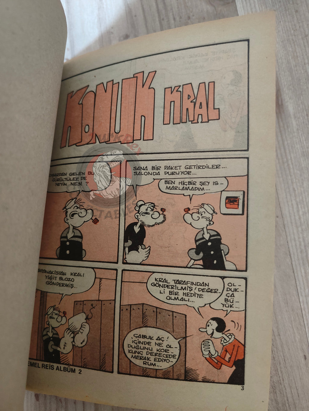 Popeye the Sailor Man #2 late 1980s Turkish Comic Turkey Agepresse