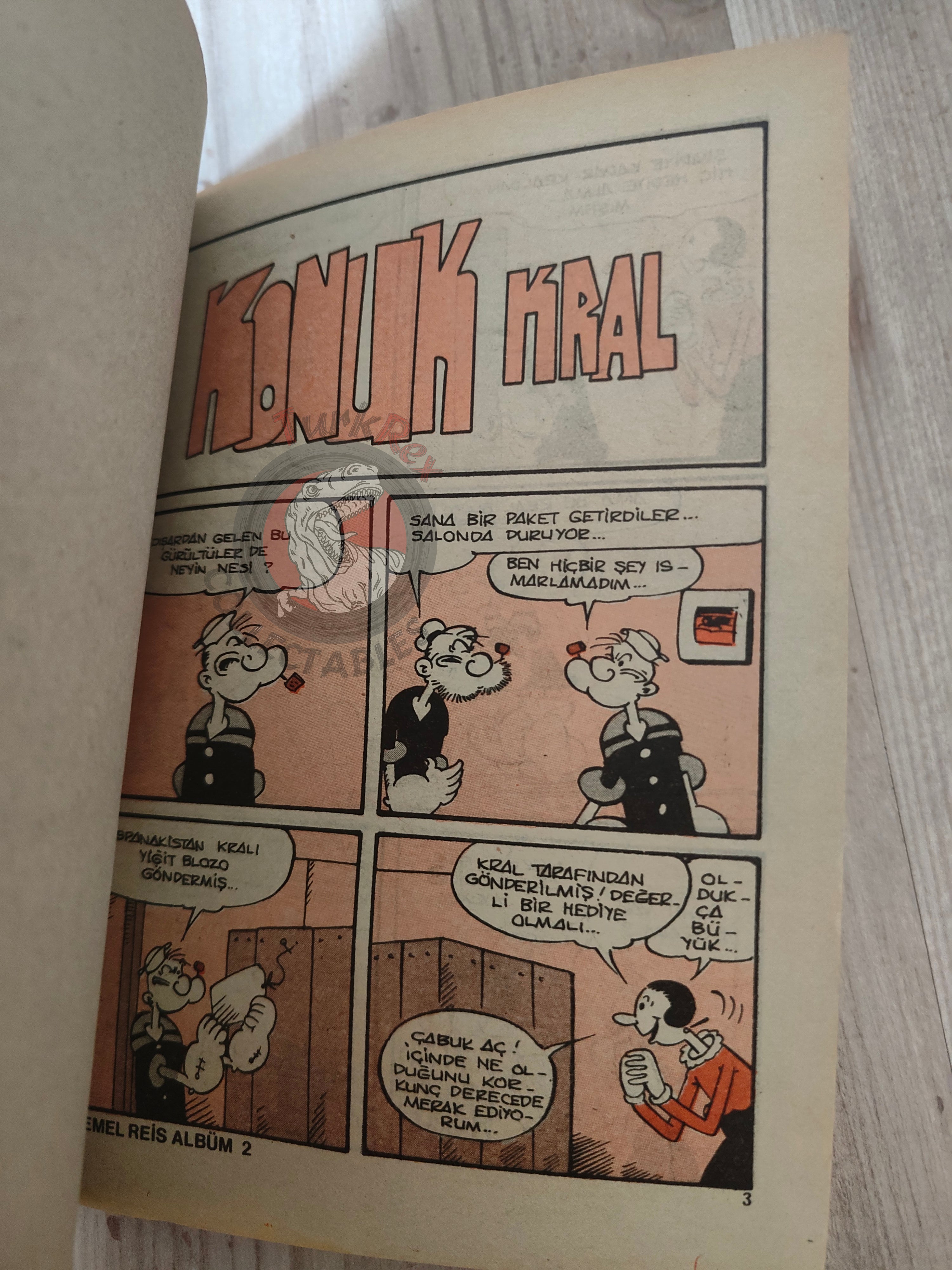 Popeye the Sailor Man #2 late 1980s Turkish Comic Turkey Agepresse