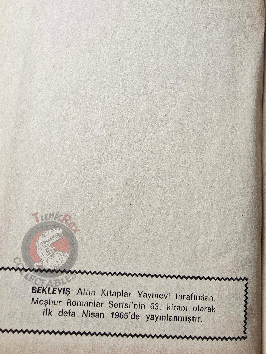 Jean-Paul Sartre – The Reprieve 1965 1st Turkish Book Turkey