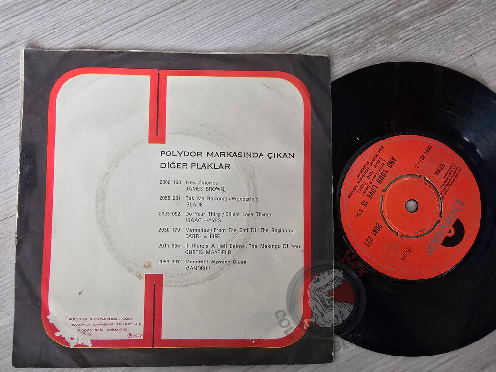 Love And Tears – Needles And Pins 7" Turkish Pressing Vinyl Turkey Edition Promo