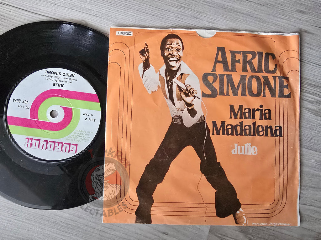 Afric Simone – Maria Madelena / Julie 7" Turkish Pressing Vinyl Turkey Edition