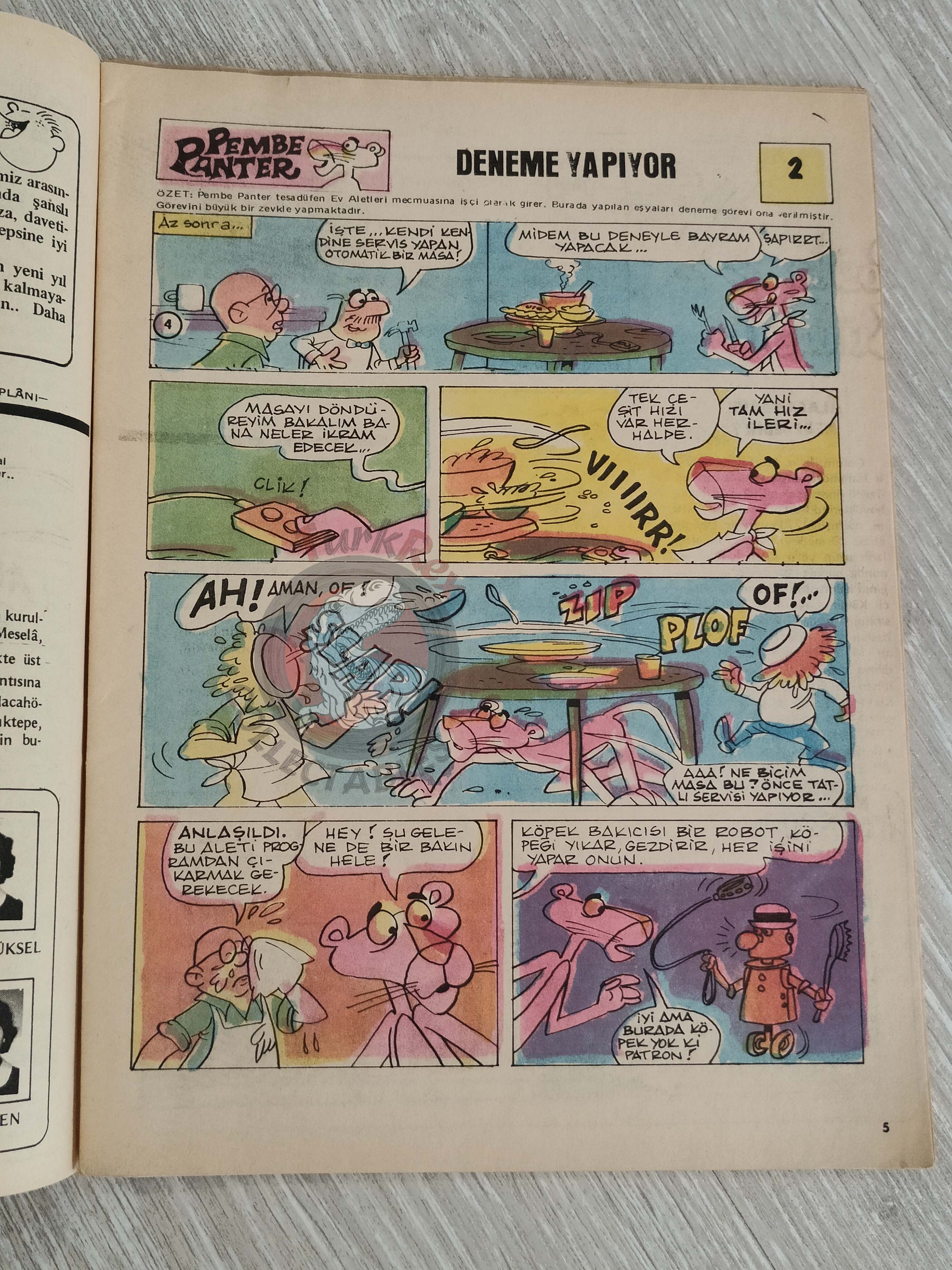 Tercüman Çocuk #3 1983 Turkish Comic Turkey Star Wars #31 Pink Panther Corentin