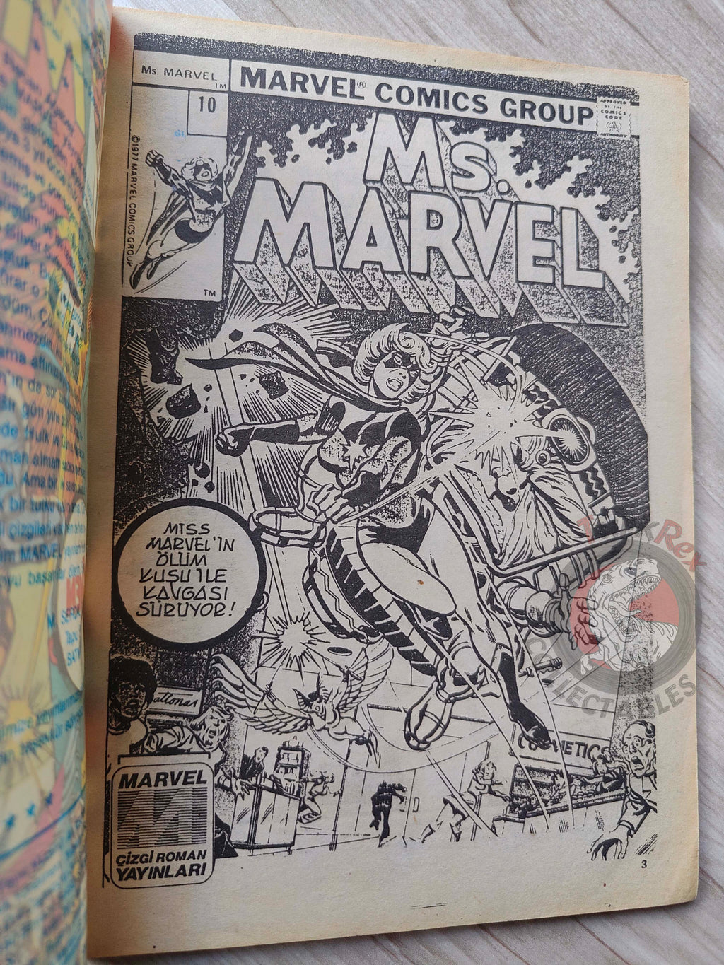 Ms. Marvel #7 1988 Turkish Comic Turkey #10 The Avengers #41 X-Men