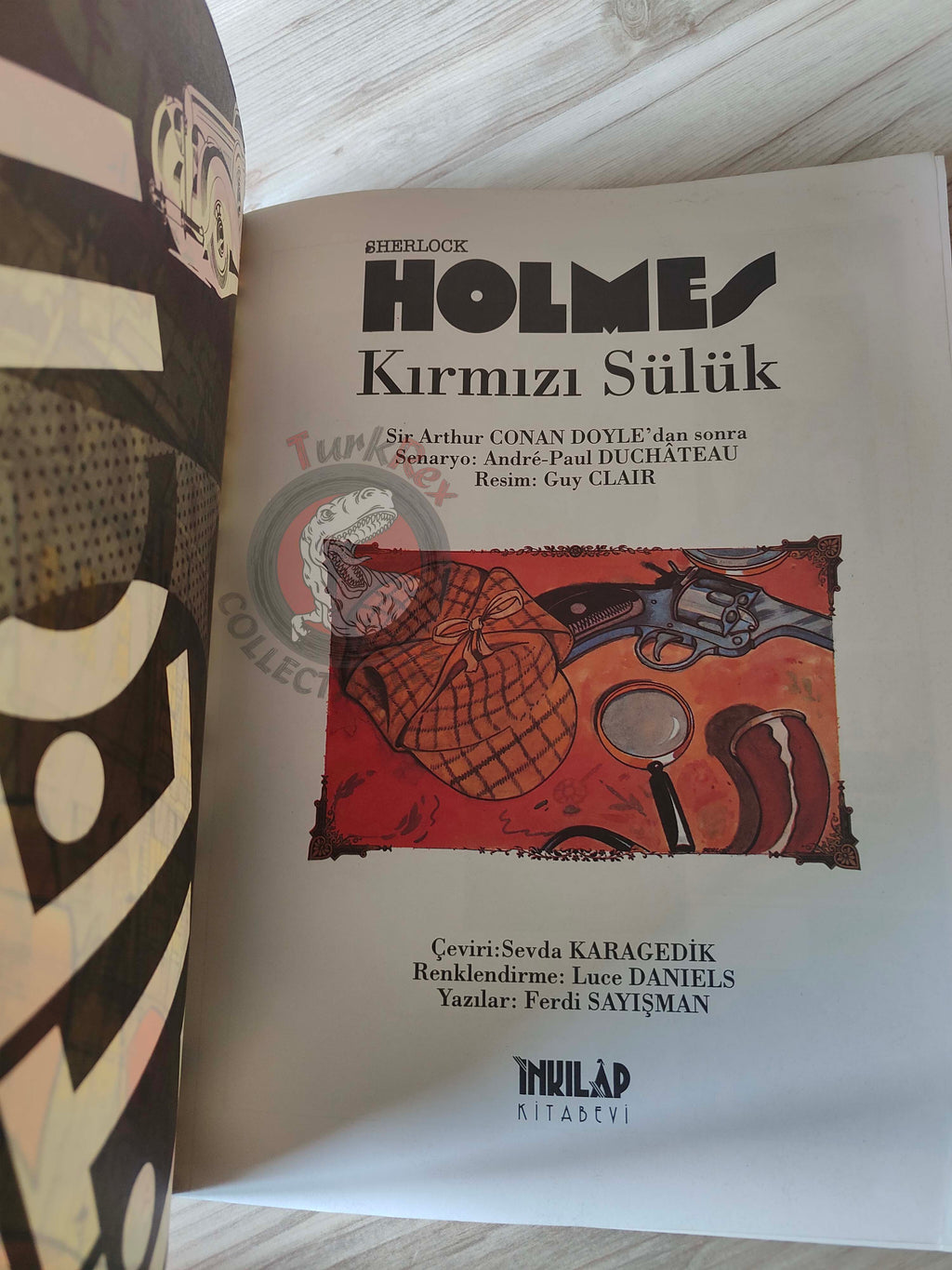 Sherlock Holmes – Red Leech Turkish Comic Turkey André-Paul Duchâteau