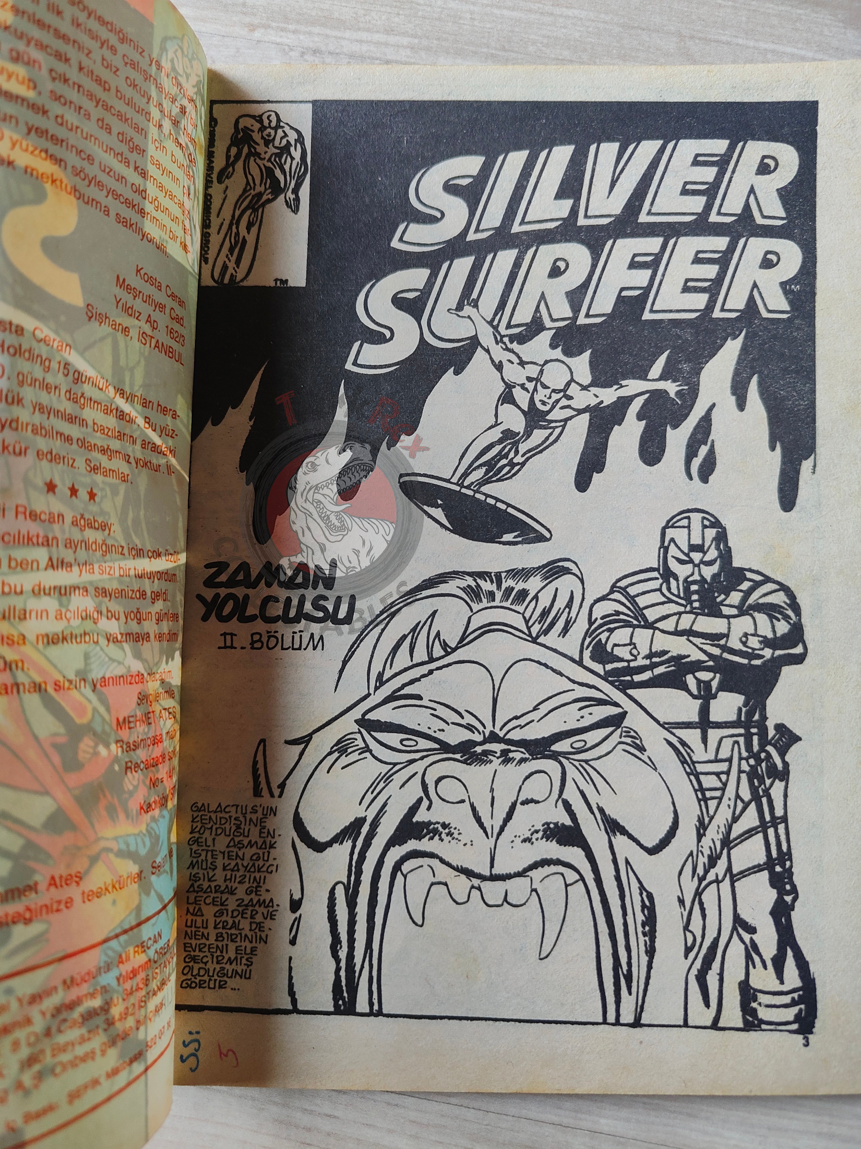 Silver Surfer #5 1987 Turkish Comic Turkey #6 #7 Fantasy Masterpieces #6 What If? #43