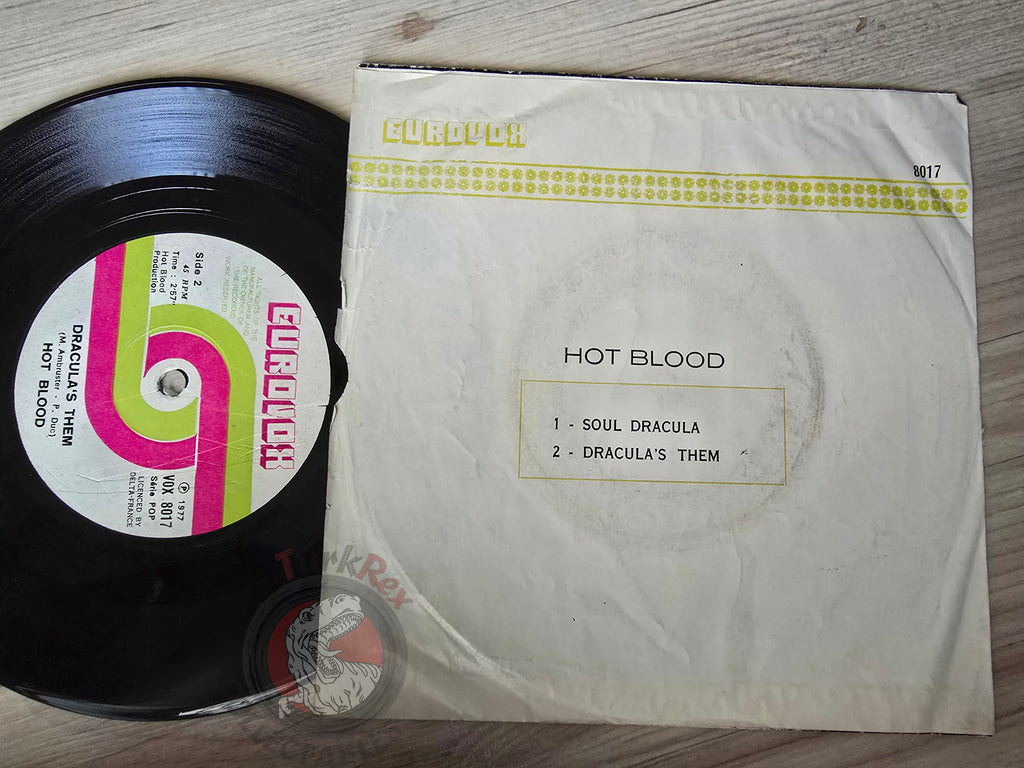 Hot Blood – Soul Dracula / Dracula's Theme 7" Turkish Pressing Vinyl Turkey Edition