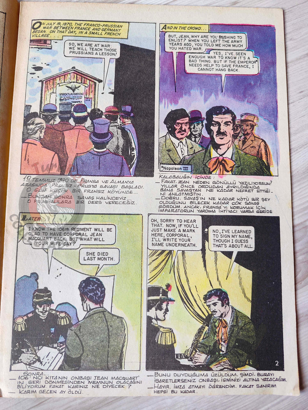 The Downfall  –  Emile Zola Turkish Comic Turkey Classics Illustrated