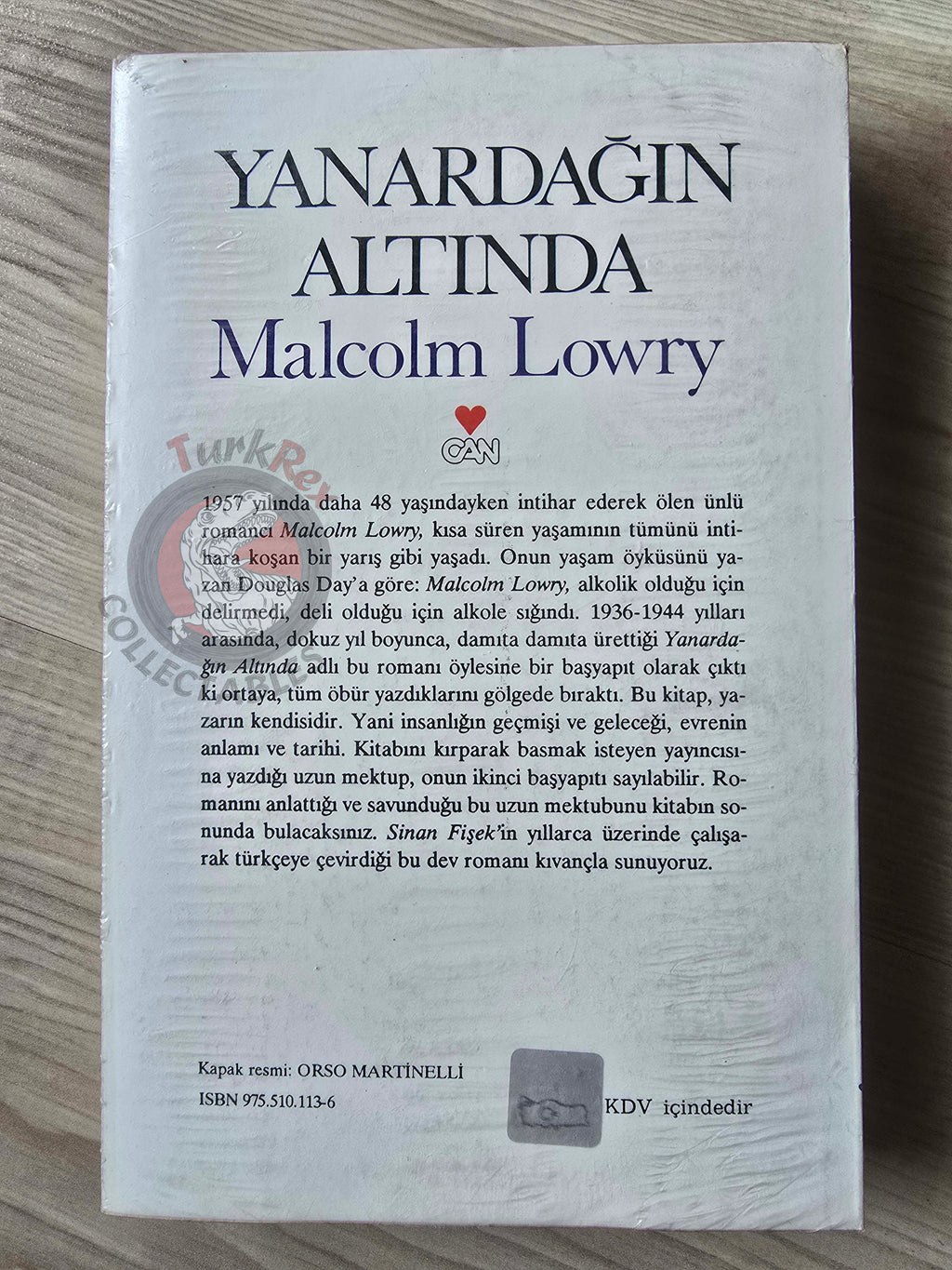 Malcolm Lowry – Under the Volcano Turkish Book Turkey