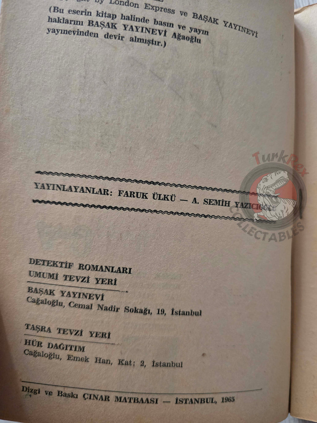 James Bond - From Russia With Love 1965 1st Turkish Book Turkey Ian Fleming