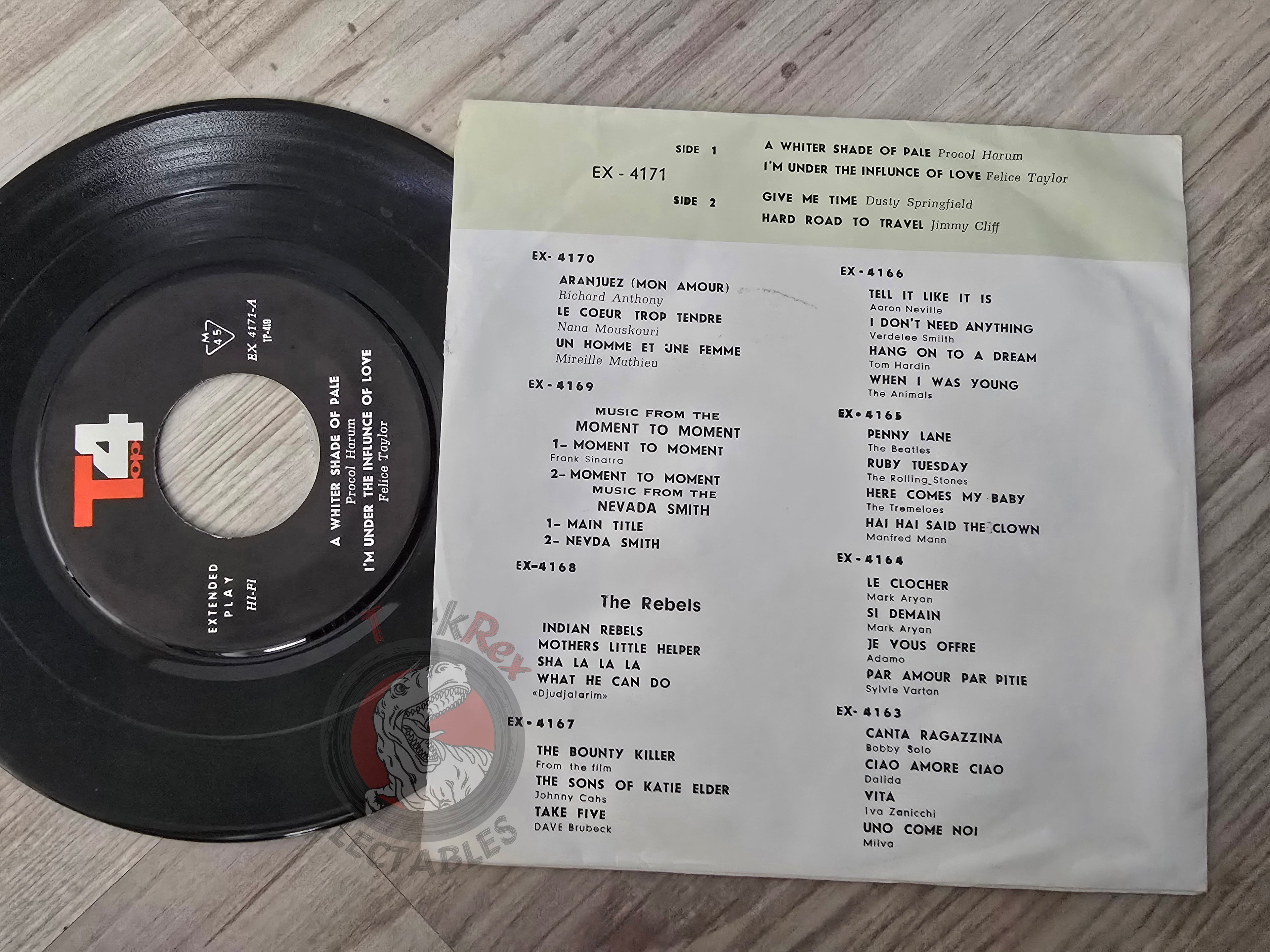 Procol Harum / Felice Taylor / Dusty Springfield / Jimmy Cliff 7" Iran Pressing Vinyl Iranian Edition