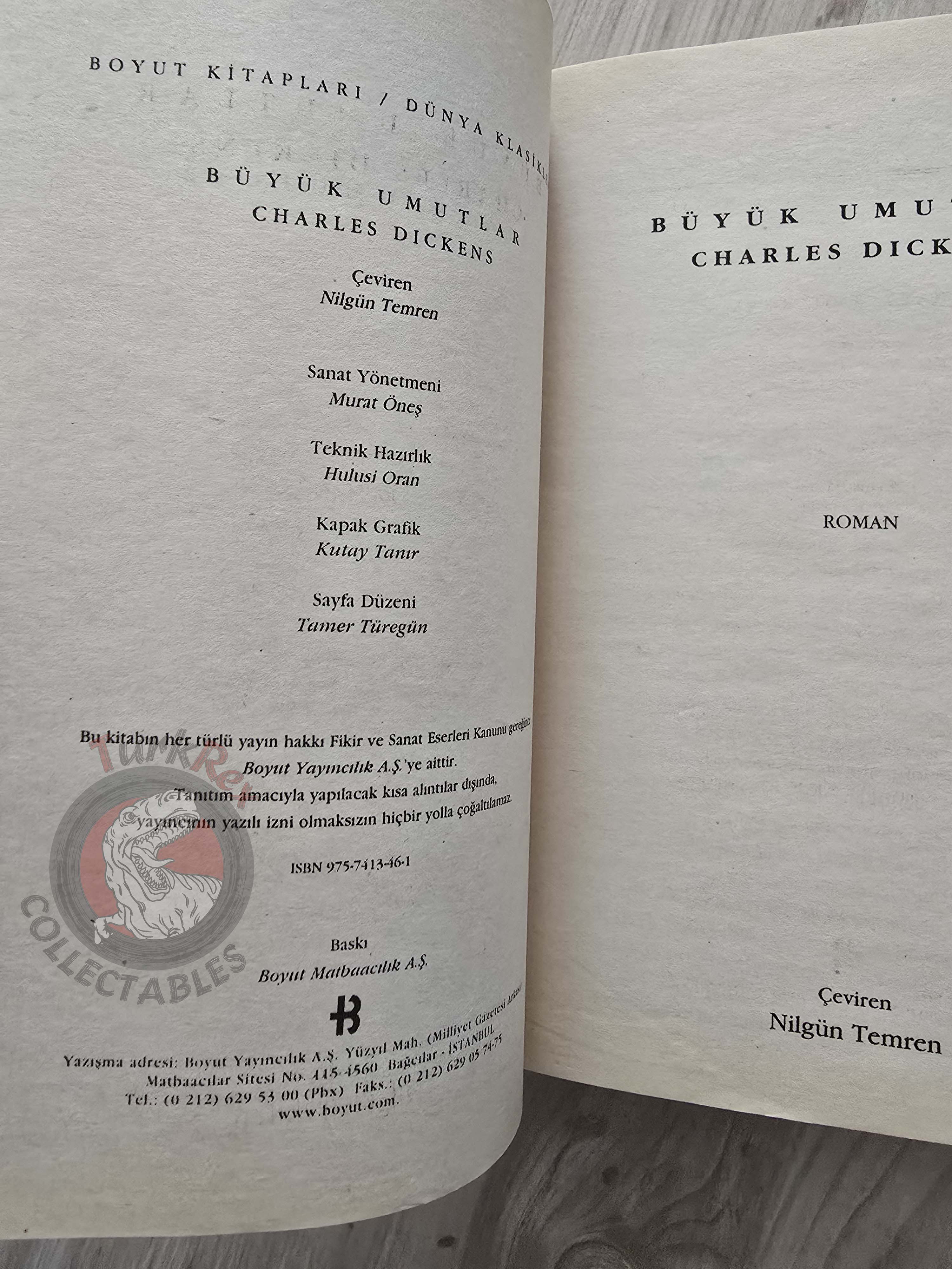 Charles Dickens – Great Expectations Turkish Book Turkey
