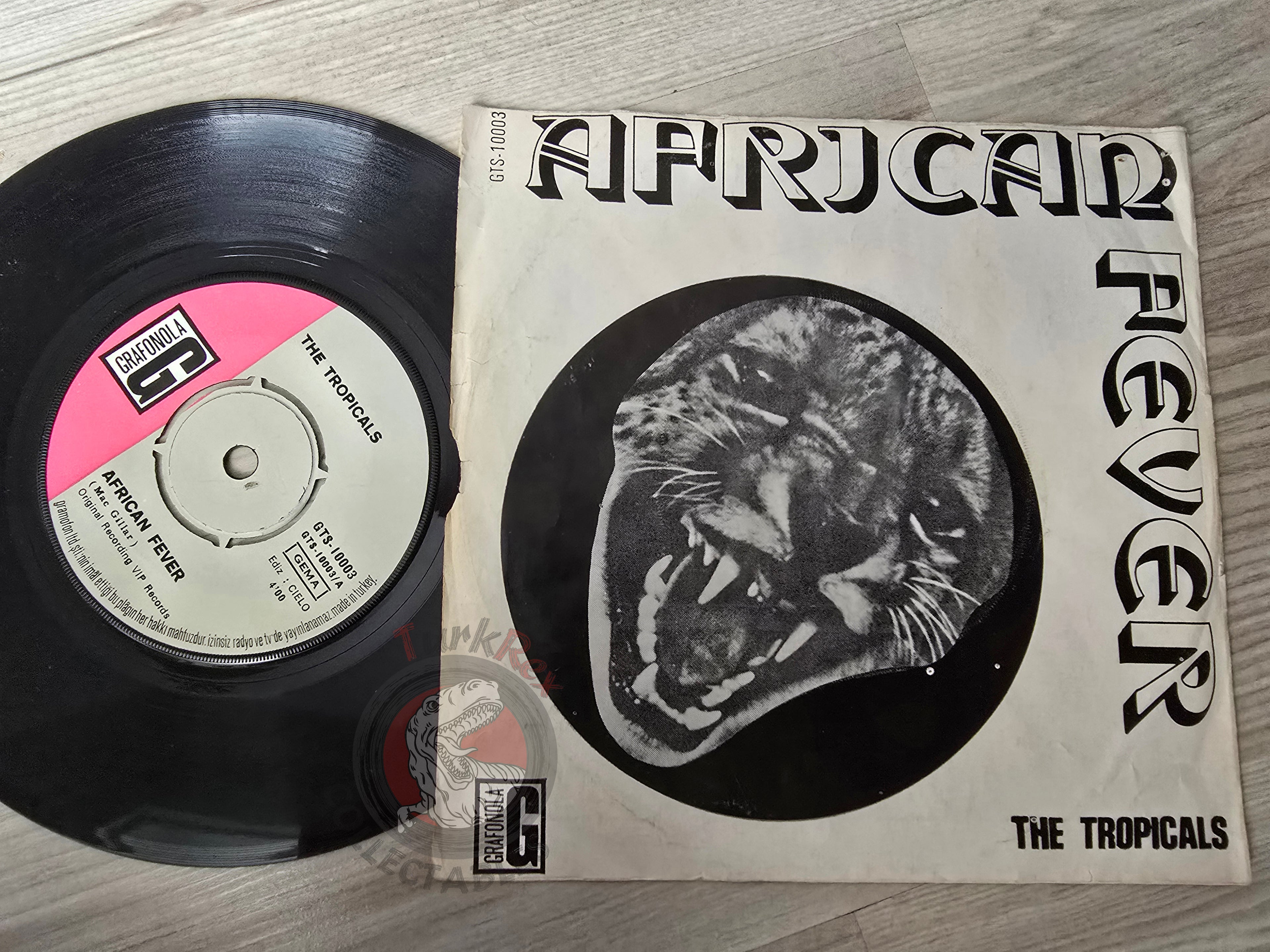The Tropicals – African Fever 7" Turkish Pressing Vinyl Turkey Edition