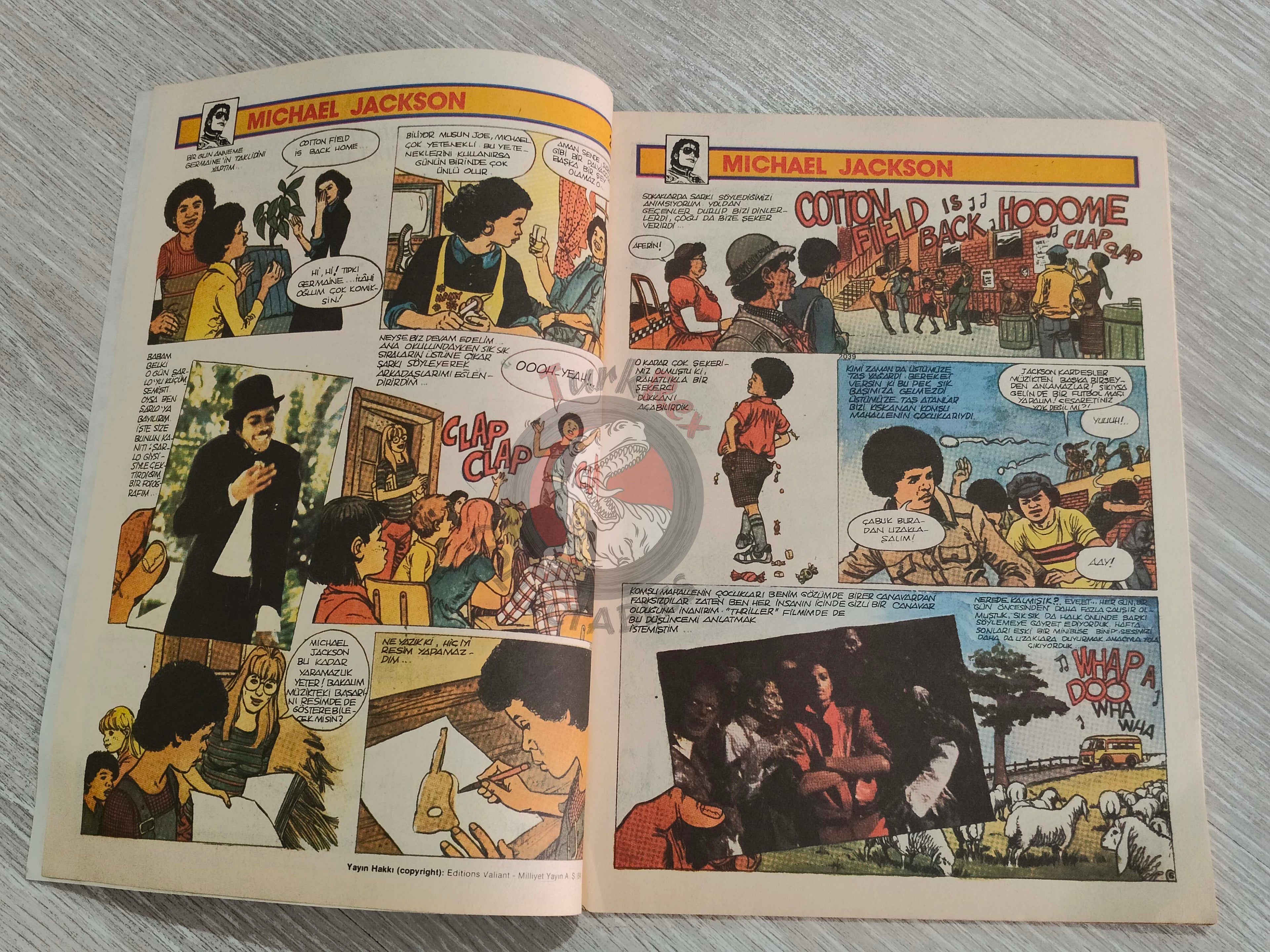 Milliyet Çocuk #50 1984 Turkish Comic Turkey Michael Jackson Lucky Luke Eric Castel Robin Dubois