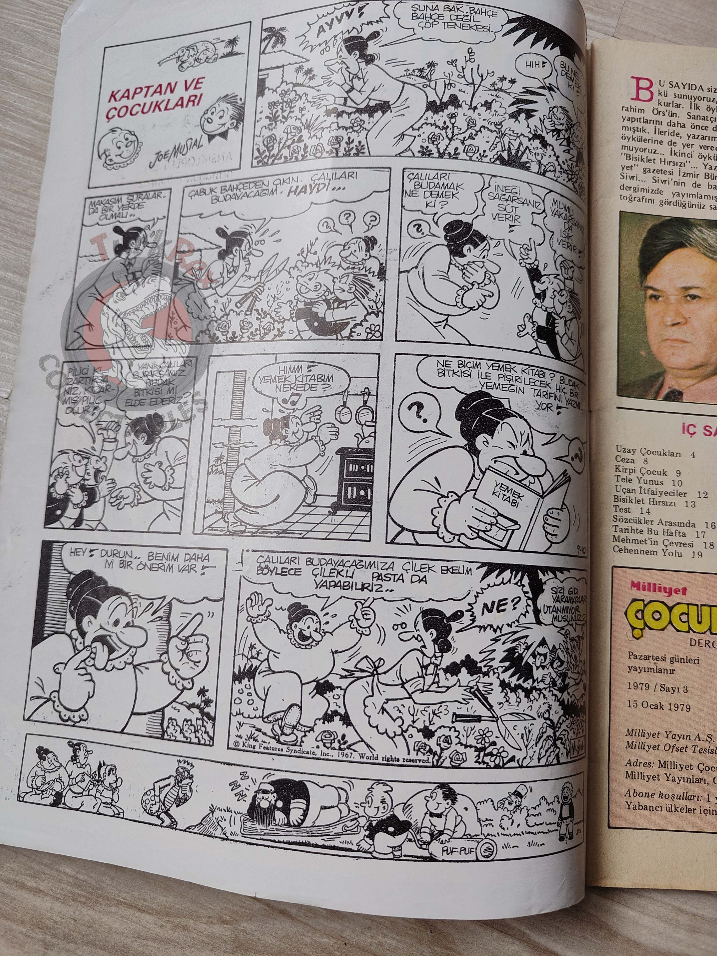 Milliyet Çocuk #3 1979 Turkish Comic Turkey Joyas Literarias Juveniles #37 Howard Stanley