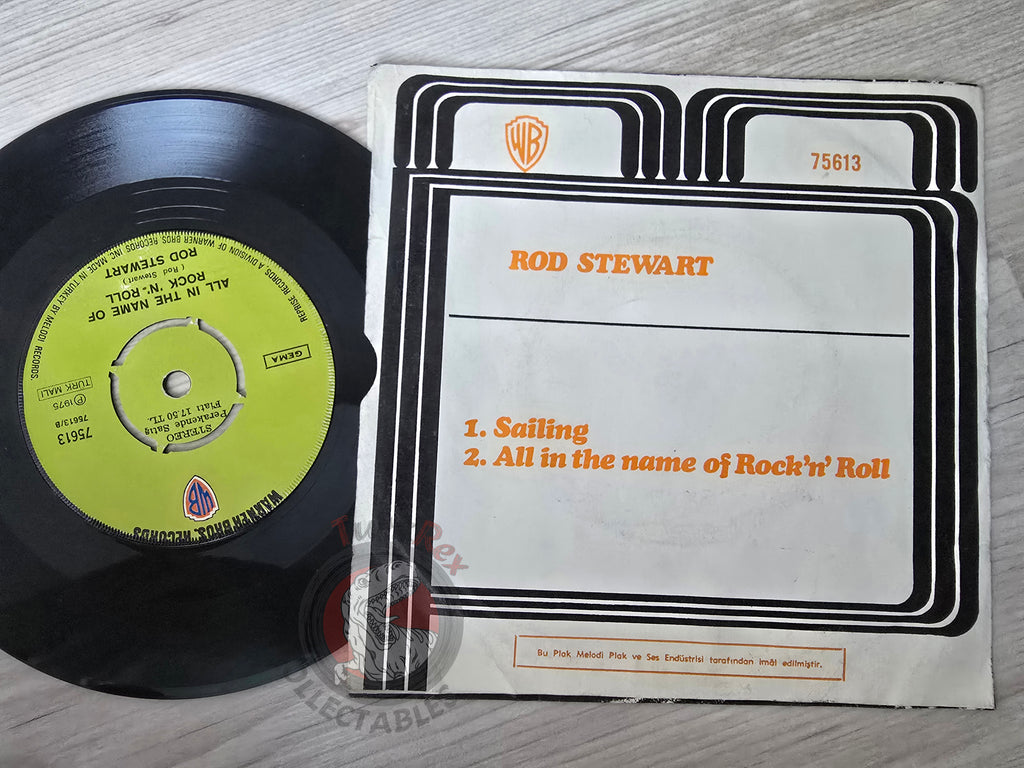 Rod Stewart – Sailing 7" Turkish Pressing Vinyl Turkey Edition