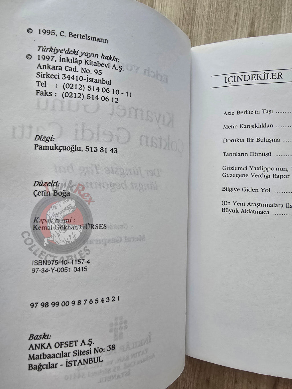 Erich von Däniken –  Der Jüngste Tag hat längst begonnen  1997 Turkish Book Turkey Ufology