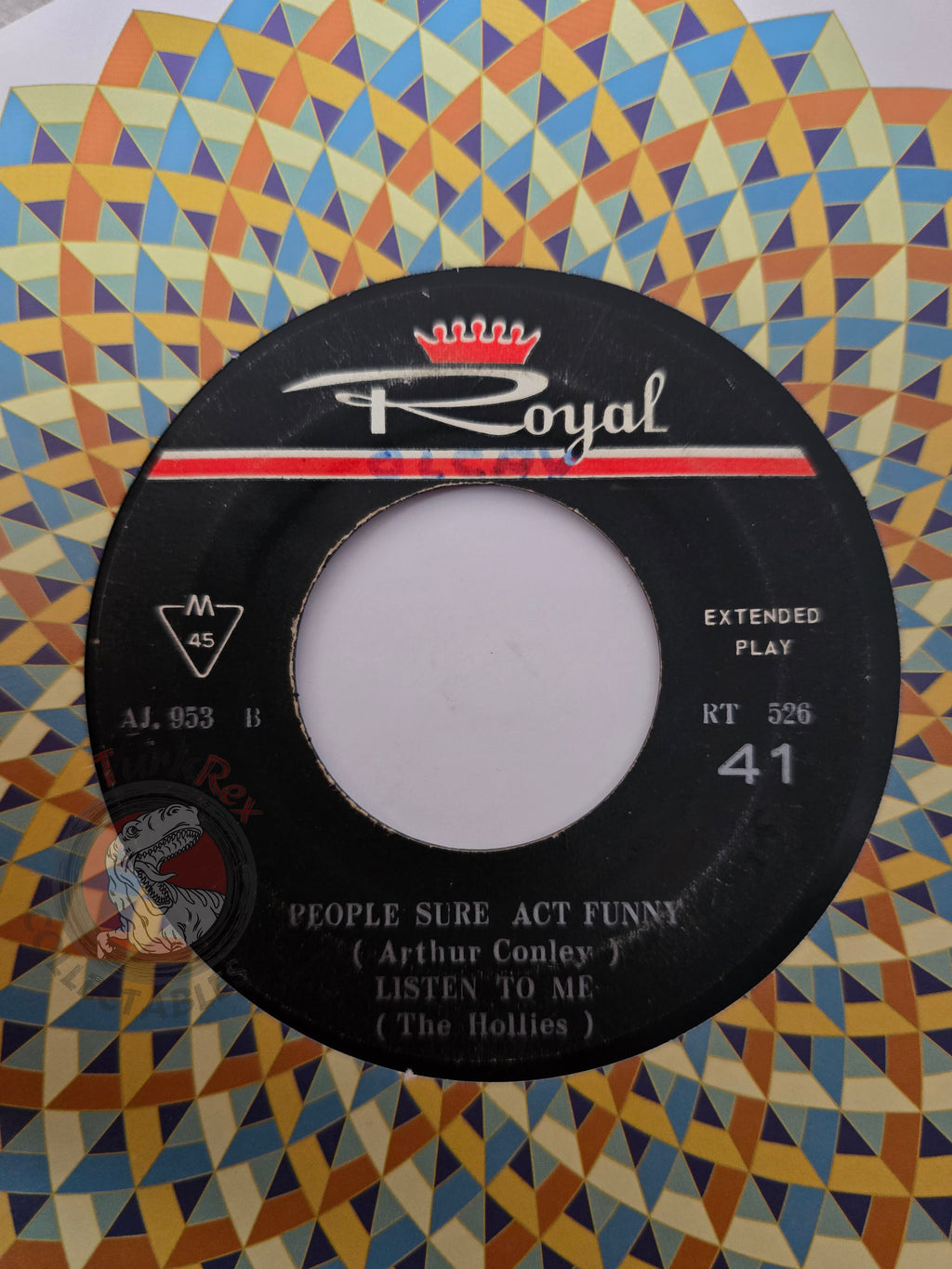 Brenda Lee / Lulu / The Hollies / Arthur Conley 7" Iran Pressing Vinyl Iranian Edition