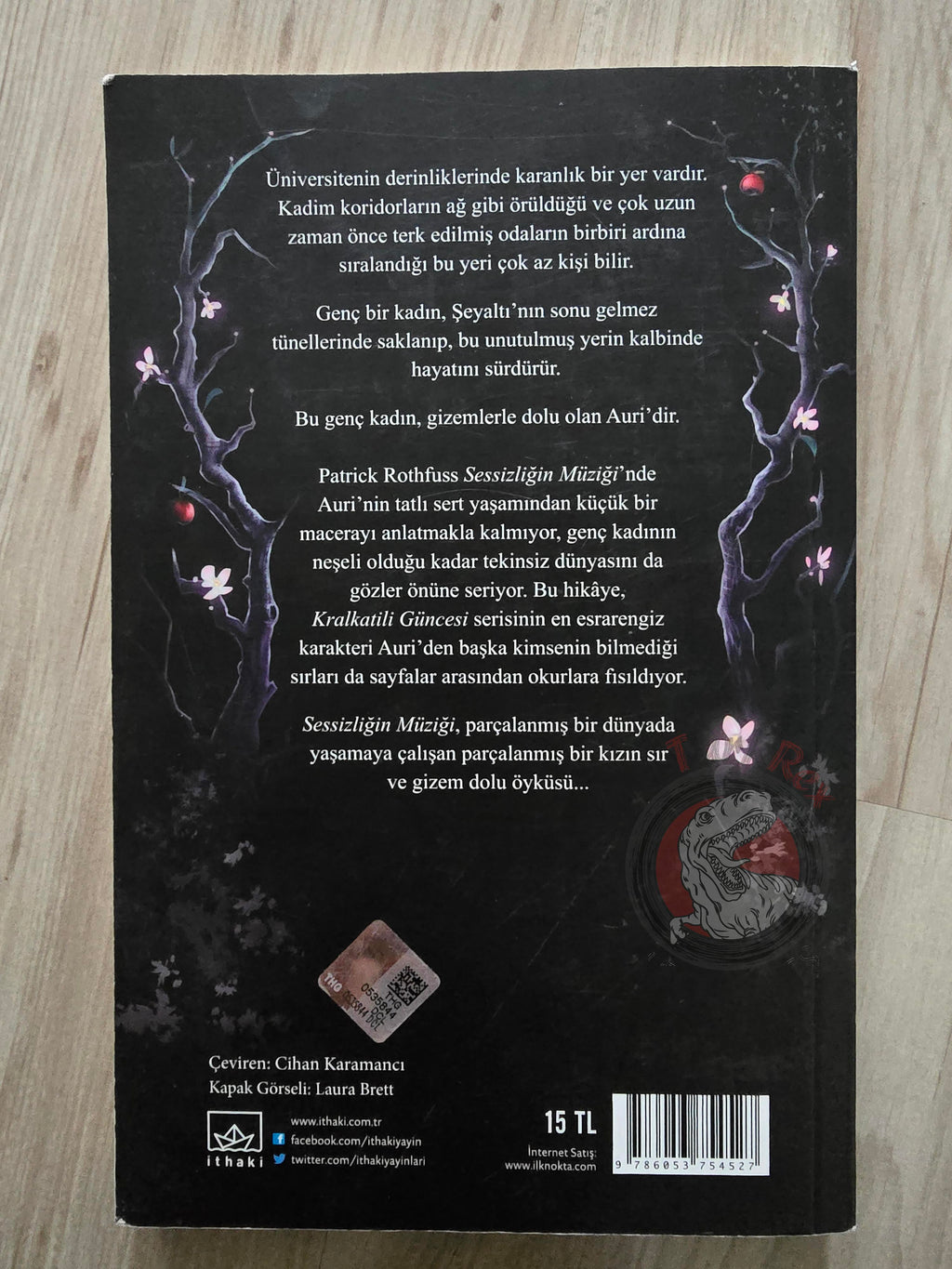 Patrick Rothfuss  – The Slow Regard of Silent Things 2015 1st Turkish Book Turkey