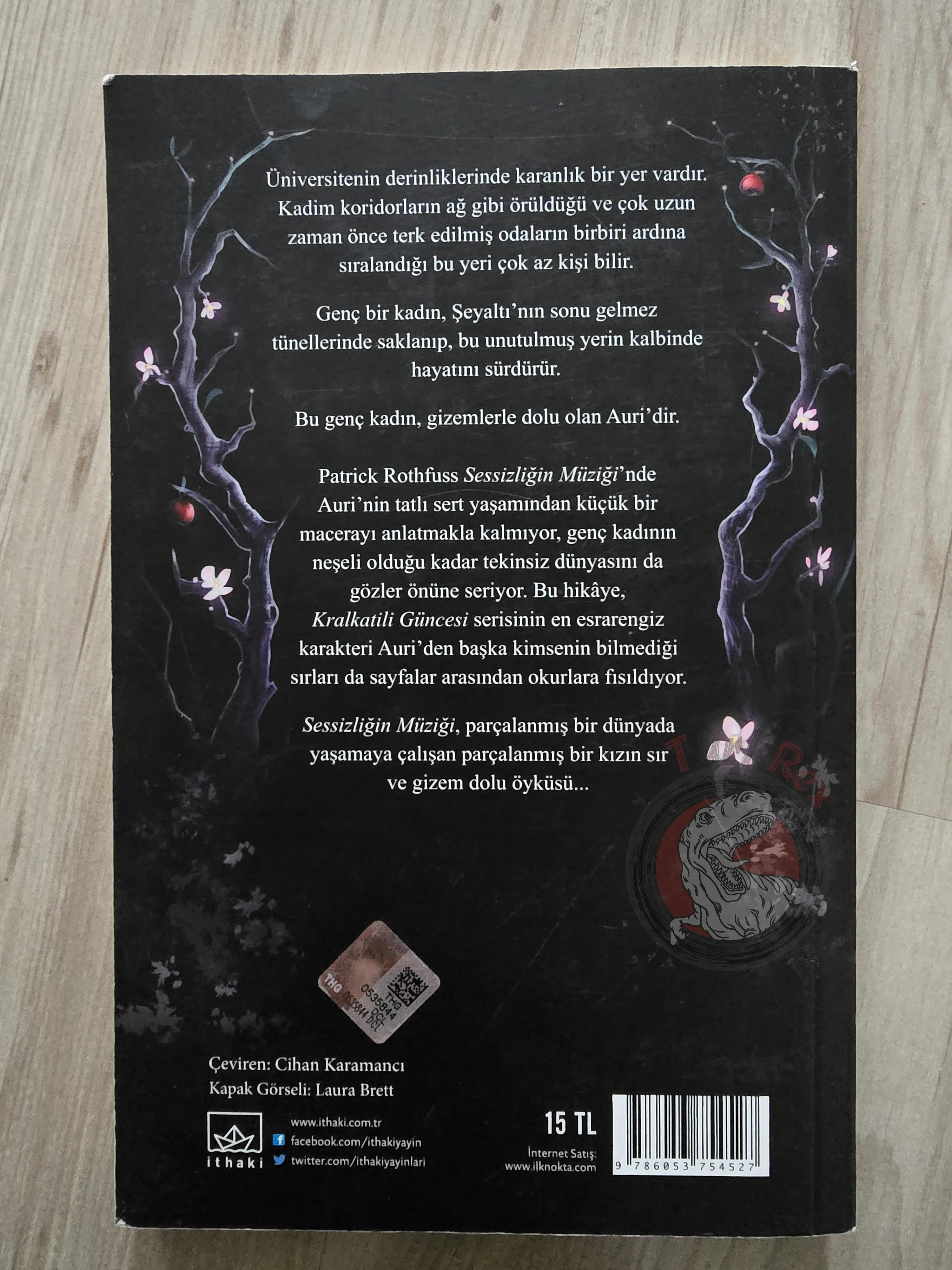 Patrick Rothfuss  – The Slow Regard of Silent Things 2015 1st Turkish Book Turkey