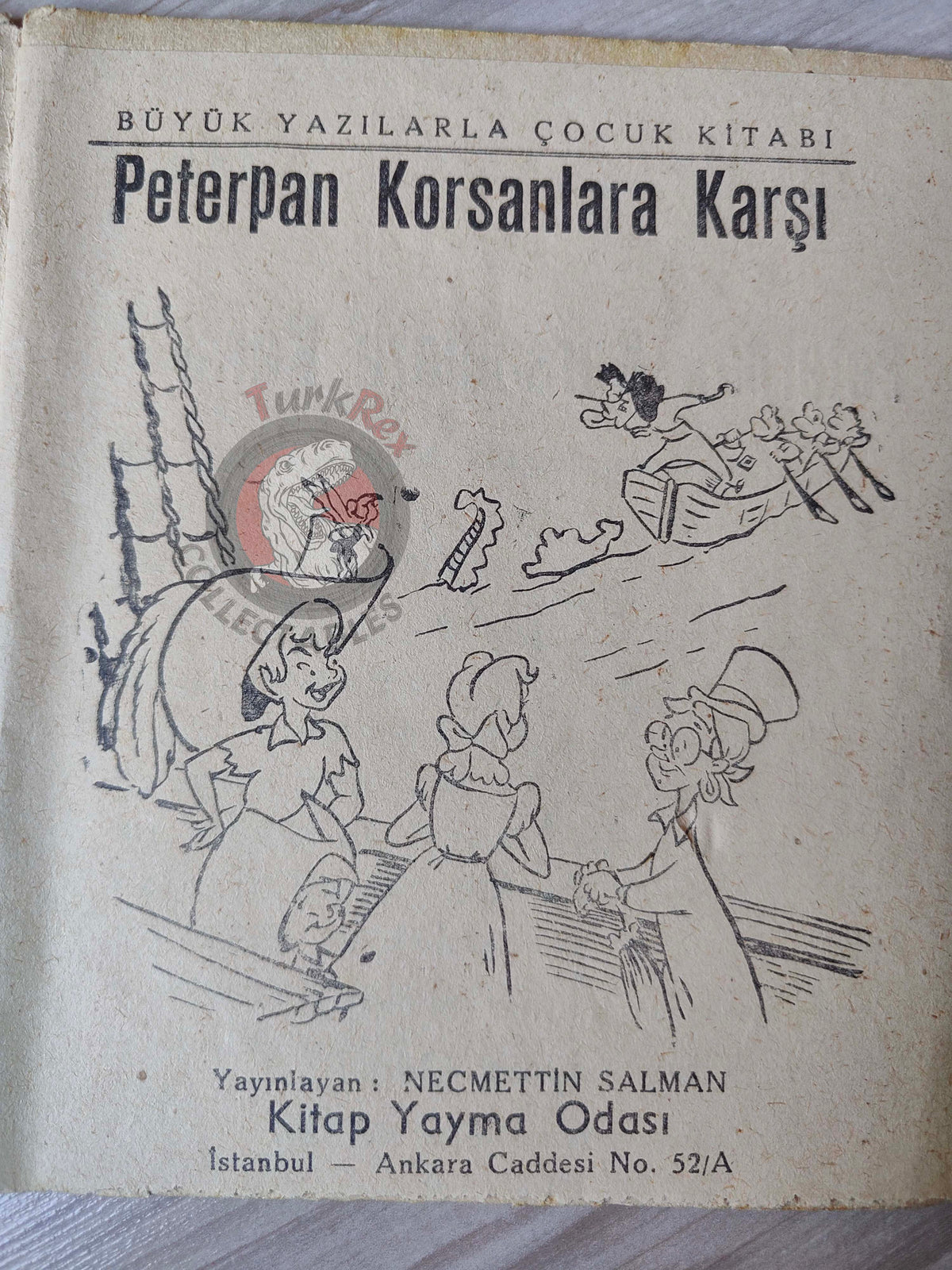 J. M. Barrie – Peter Pan 1961 Turkish Book Turkey Illustrated