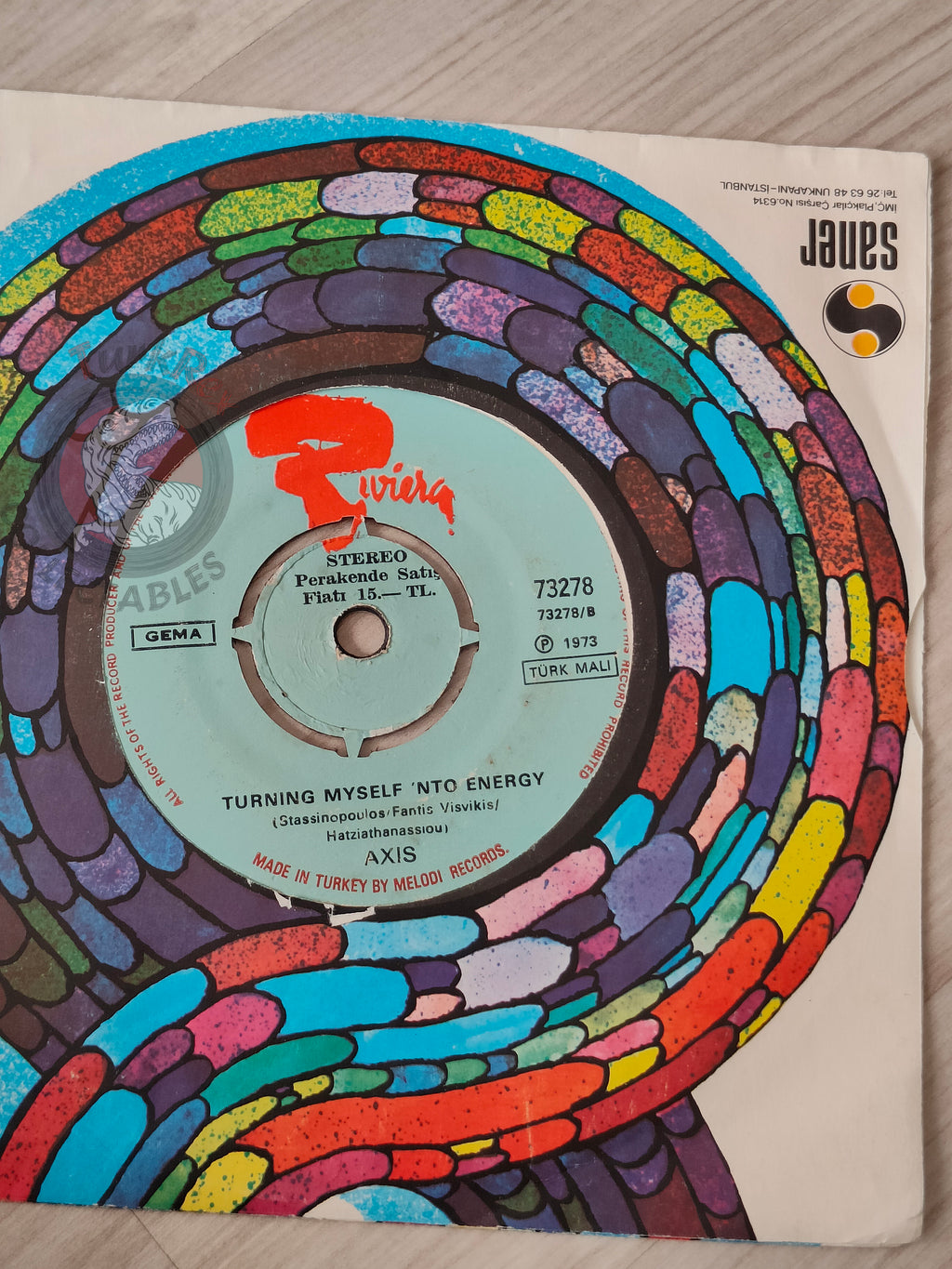 Axis – Waiting A Long Time 7" Turkish Pressing Vinyl Turkey Edition