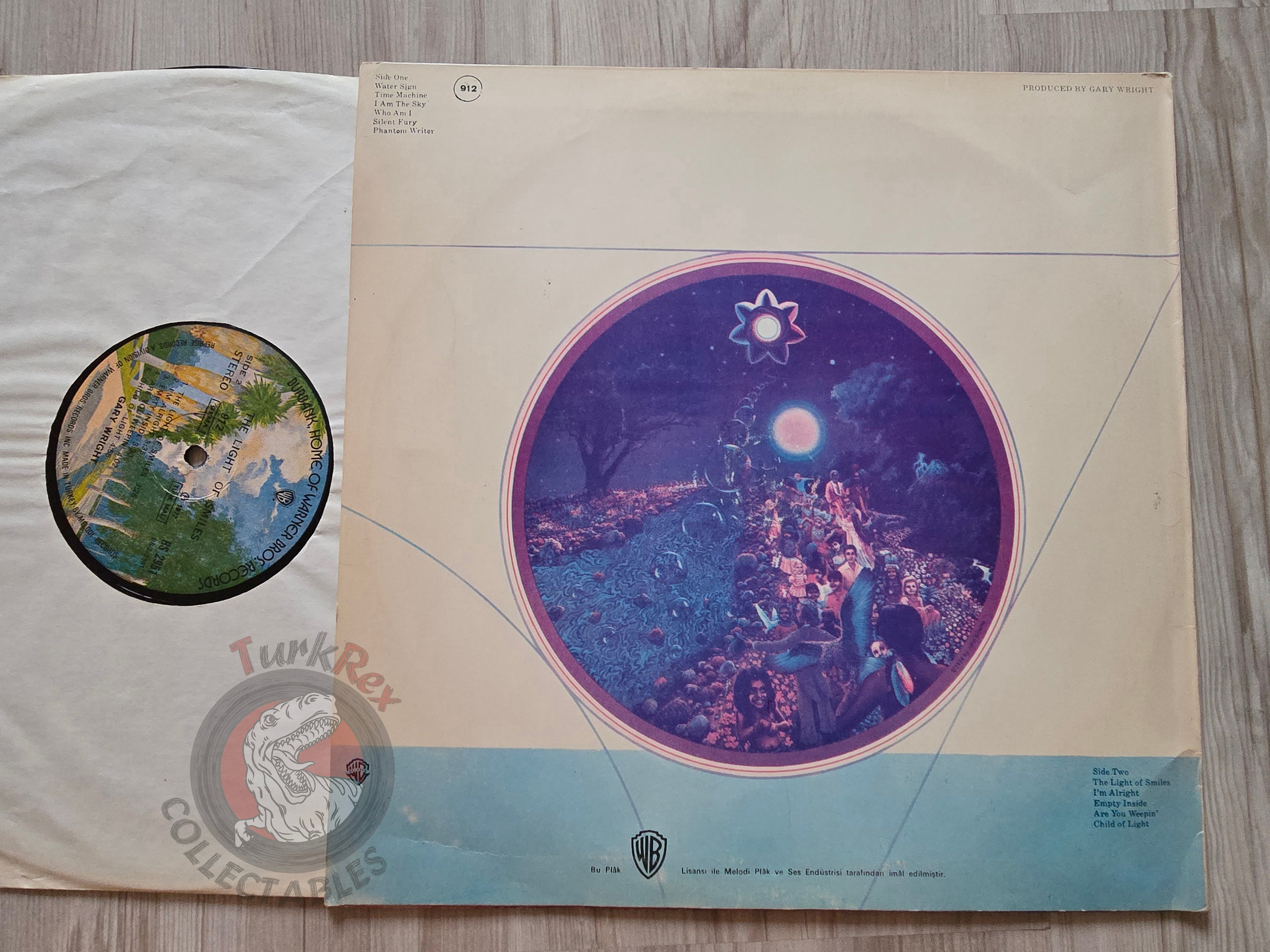 Gary Wright – The Light Of Smiles Turkish Pressing Vinyl Turkey Edition
