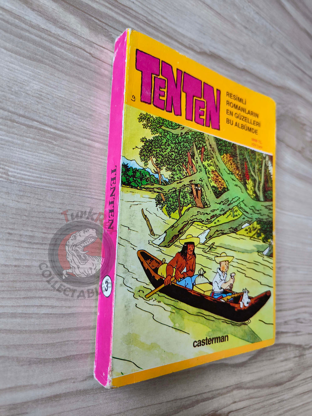 Tintin – Tintin In Tibet & The Castafiore Emerald late 1980s Turkish Edition Comic Turkey