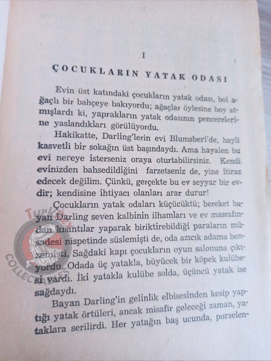 J. M. Barrie – Peter Pan 1960s Turkish Book Turkey Illustrated