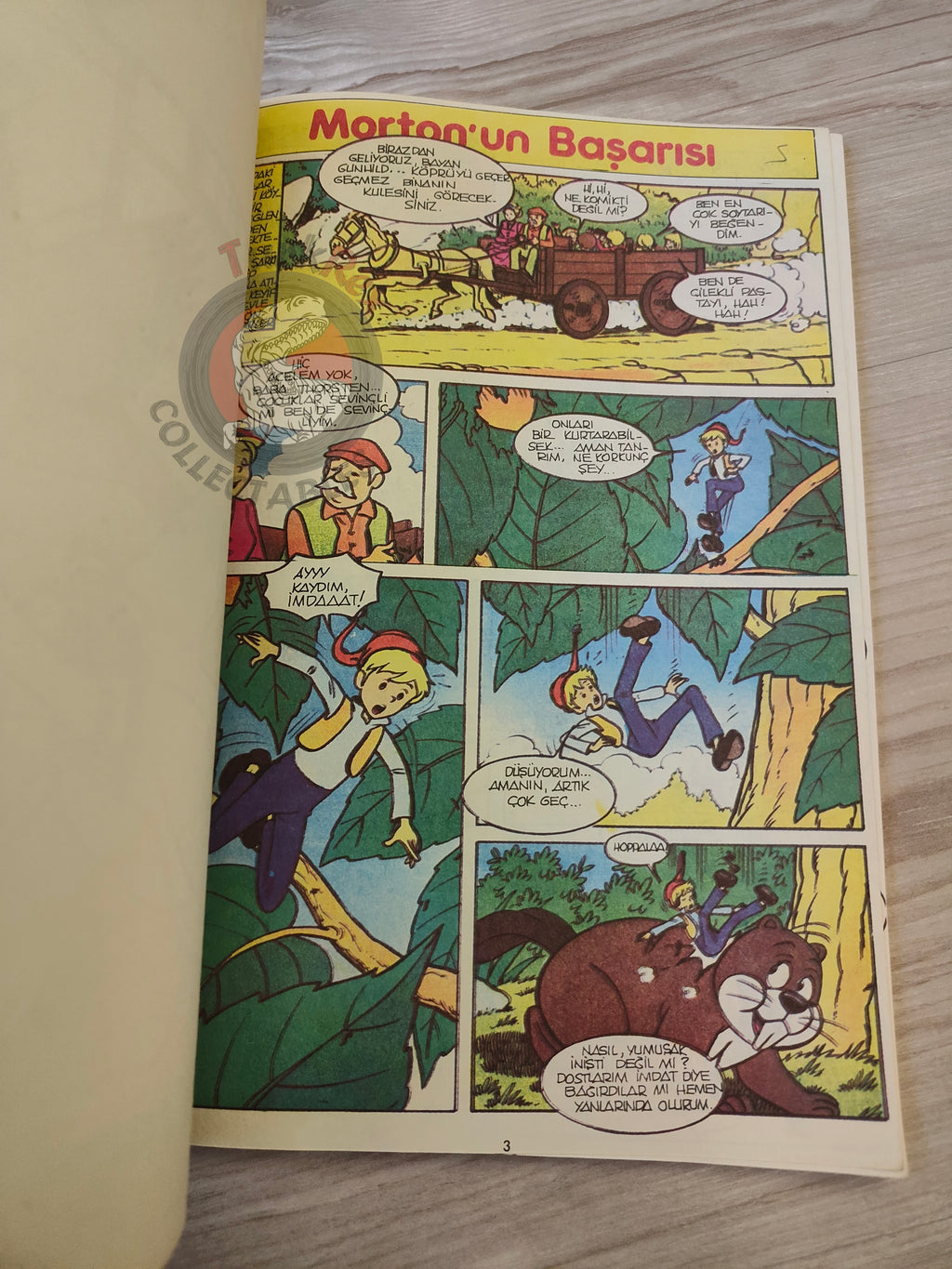 The Wonderful Adventures of Nils #5 1985 Turkish Comic Turkey Selma Lagerlöf