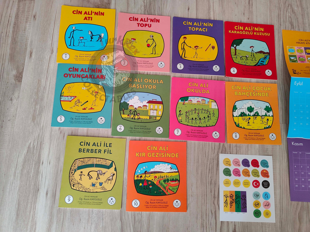 Cin Ali Series – Rasim Kaygusuz 2013 Turkish Book Turkey Illustrated Education