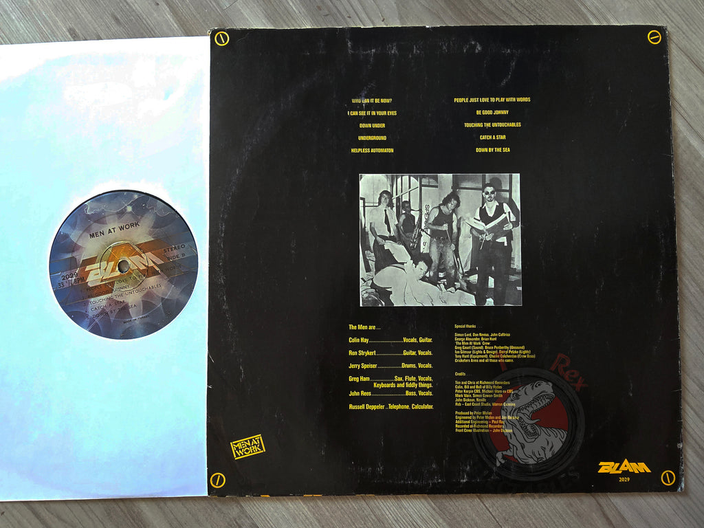 Men At Work – Business As Usual Turkish Pressing Vinyl Turkey Edition