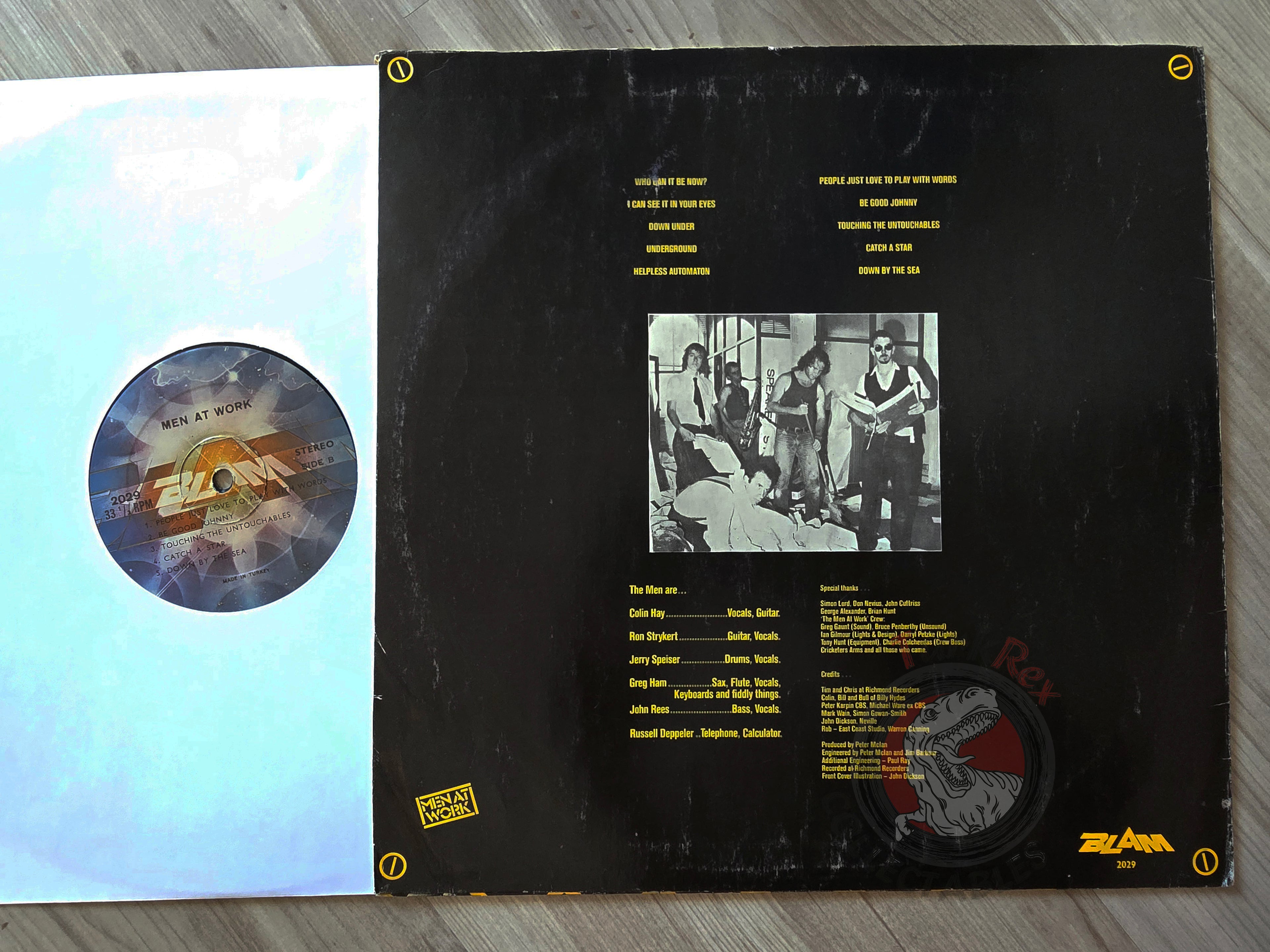Men At Work – Business As Usual Turkish Pressing Vinyl Turkey Edition