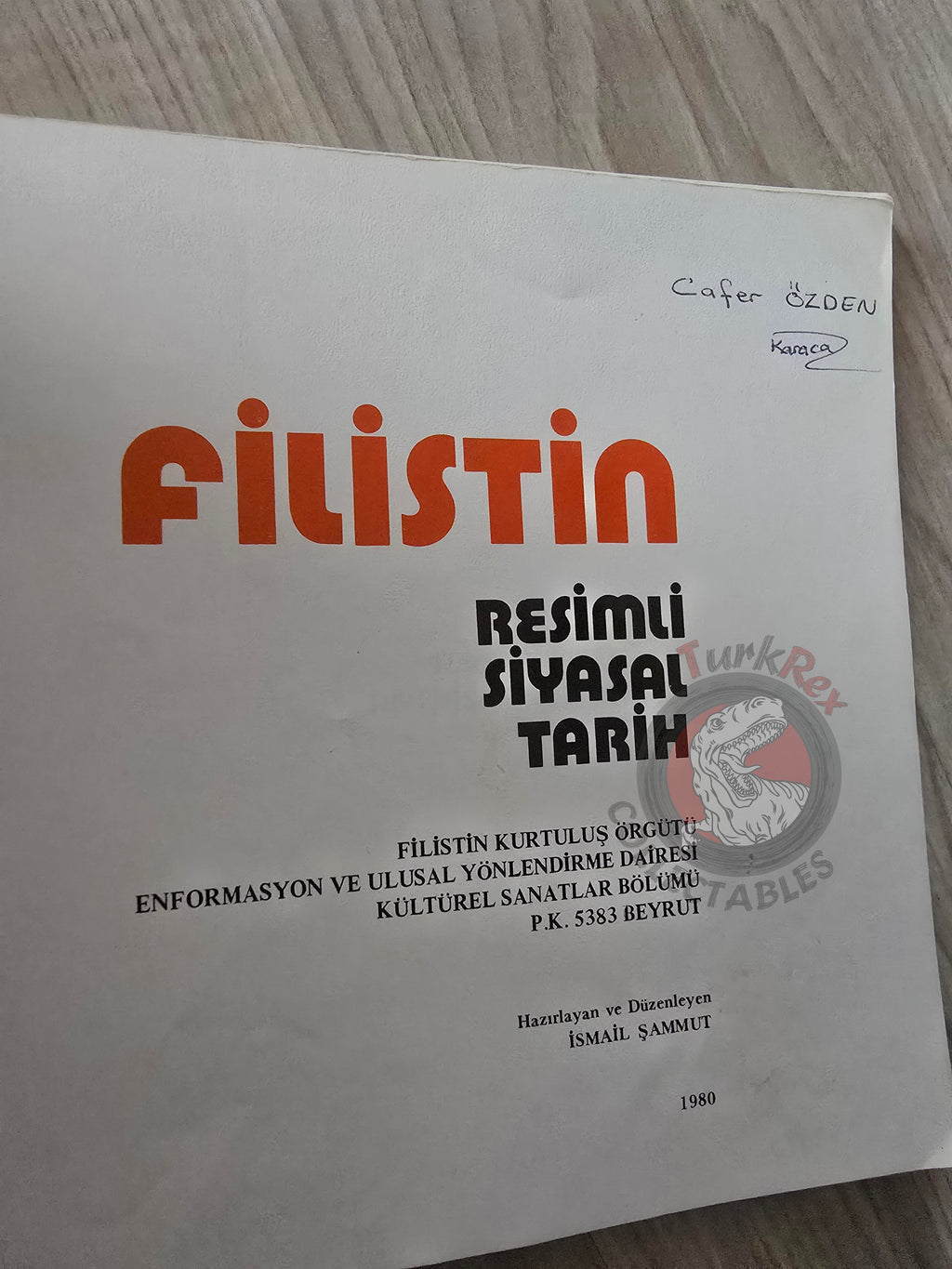 Illustrated Political History of Palestine 1980 PLO Propaganda Turkish Book Turkey