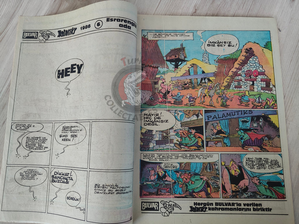 Asterix –  Asterix and the Great Crossing 1986 Turkish Edition Comic Turkey 2