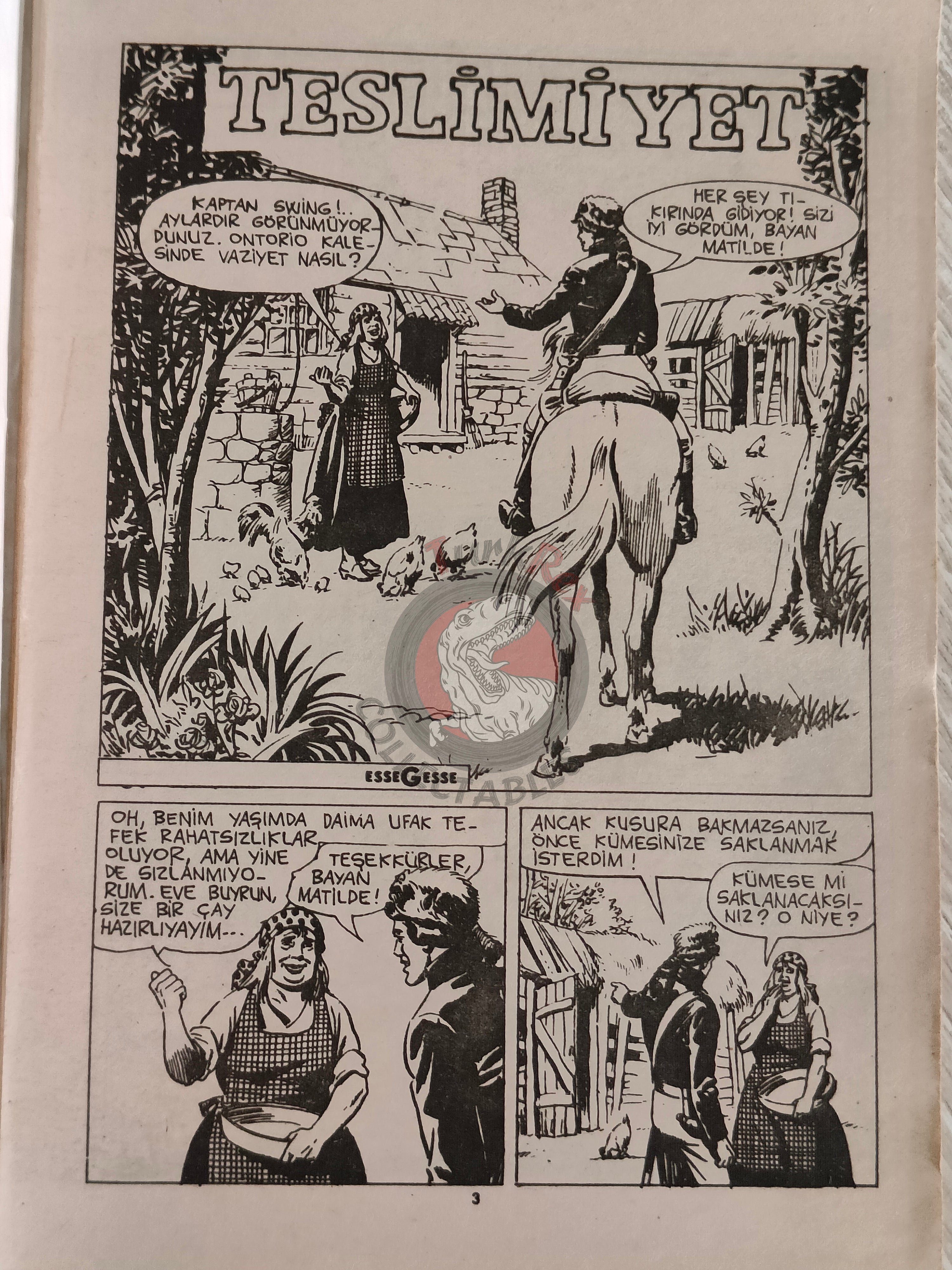 Comandante Mark - Teslimiyet Turkish Edition Comic Turkey La Resa #125